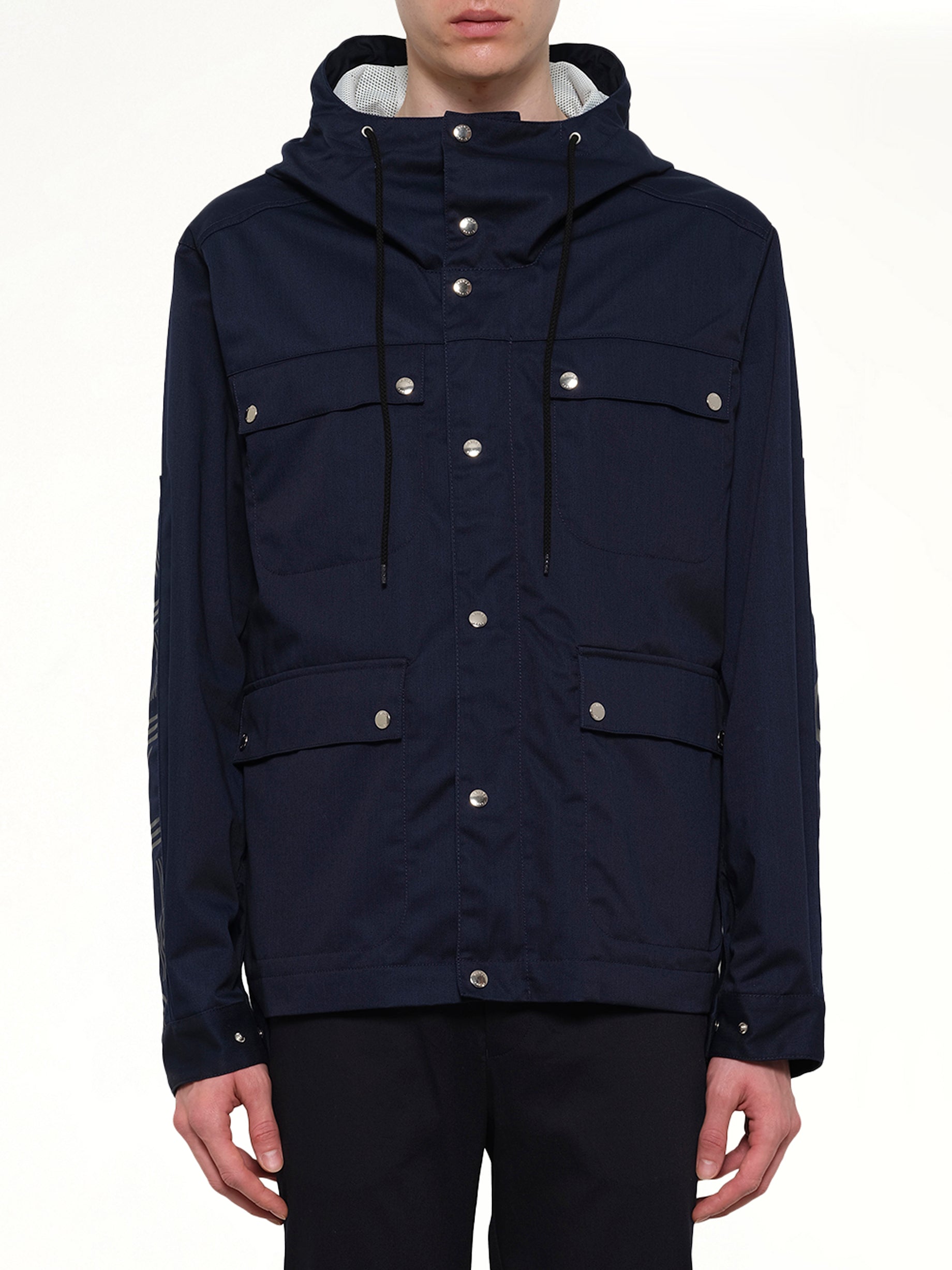 Image of Coats & Jackets. Product name - Paris Parka Jacket in Blue colour by brand - KENZO