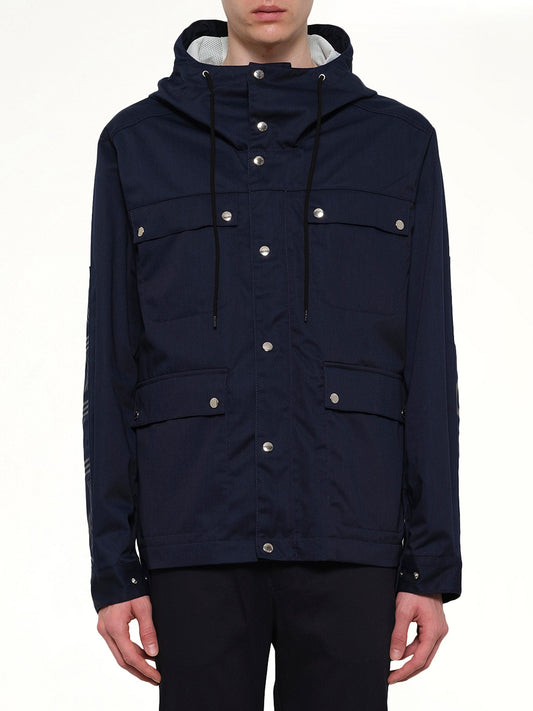 Image of Coats & Jackets. Product name - Paris Parka Jacket in Blue colour by brand - KENZO