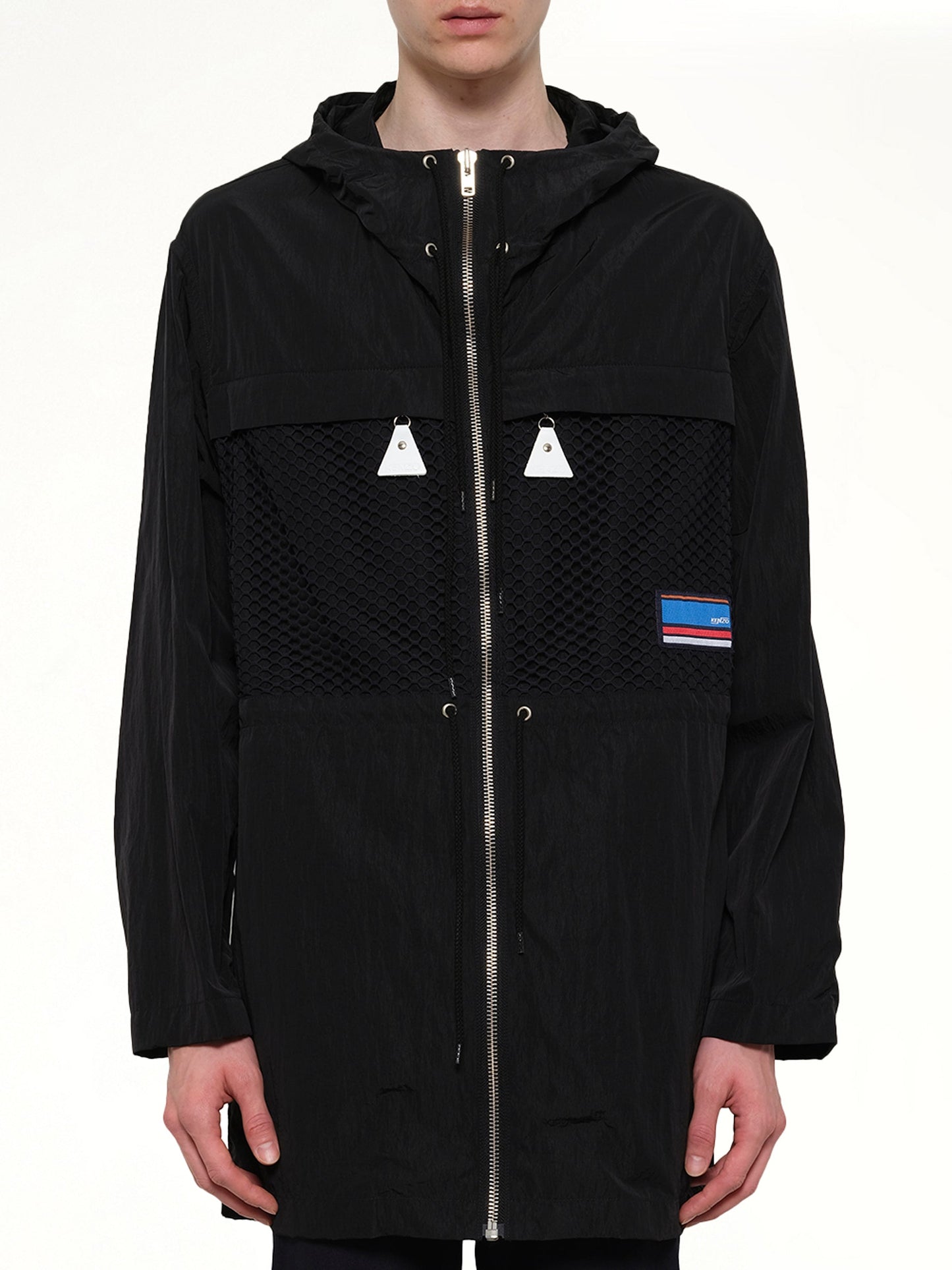 Image of Coats & Jackets. Product name - Parka Jacket in Black colour by brand - KENZO