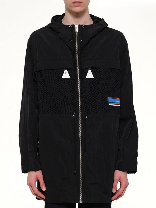 Image of Coats & Jackets. Product name - Parka Jacket in Black colour by brand - KENZO