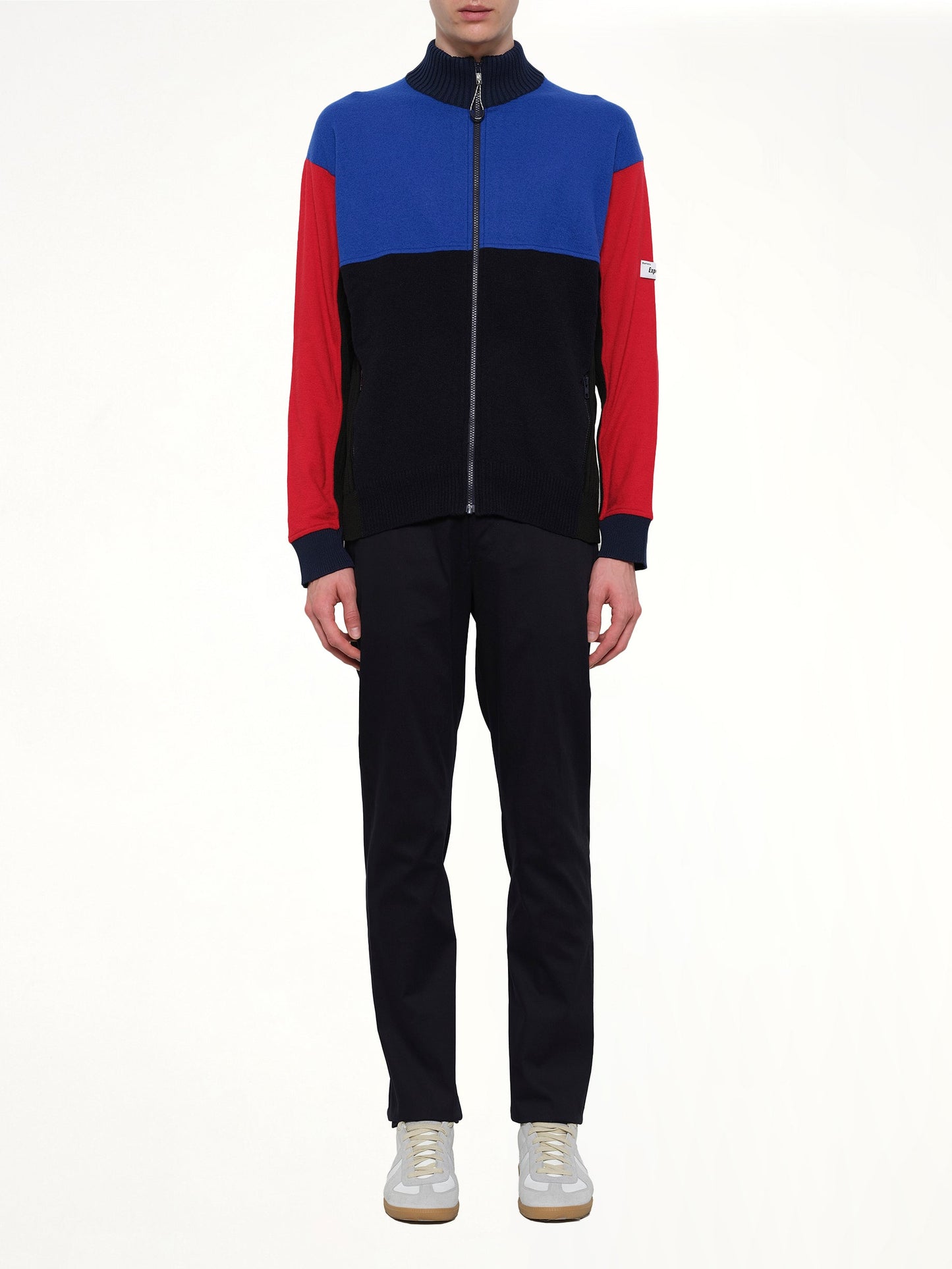 KENZO Colorblock Zip Jacket (Blue)
