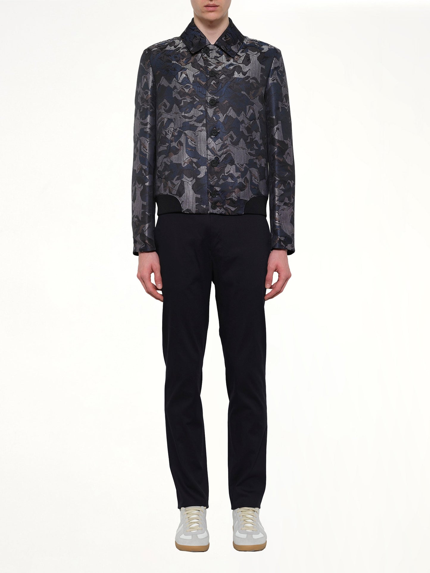 KENZO Jacquard Bomber Jacket (Blue)