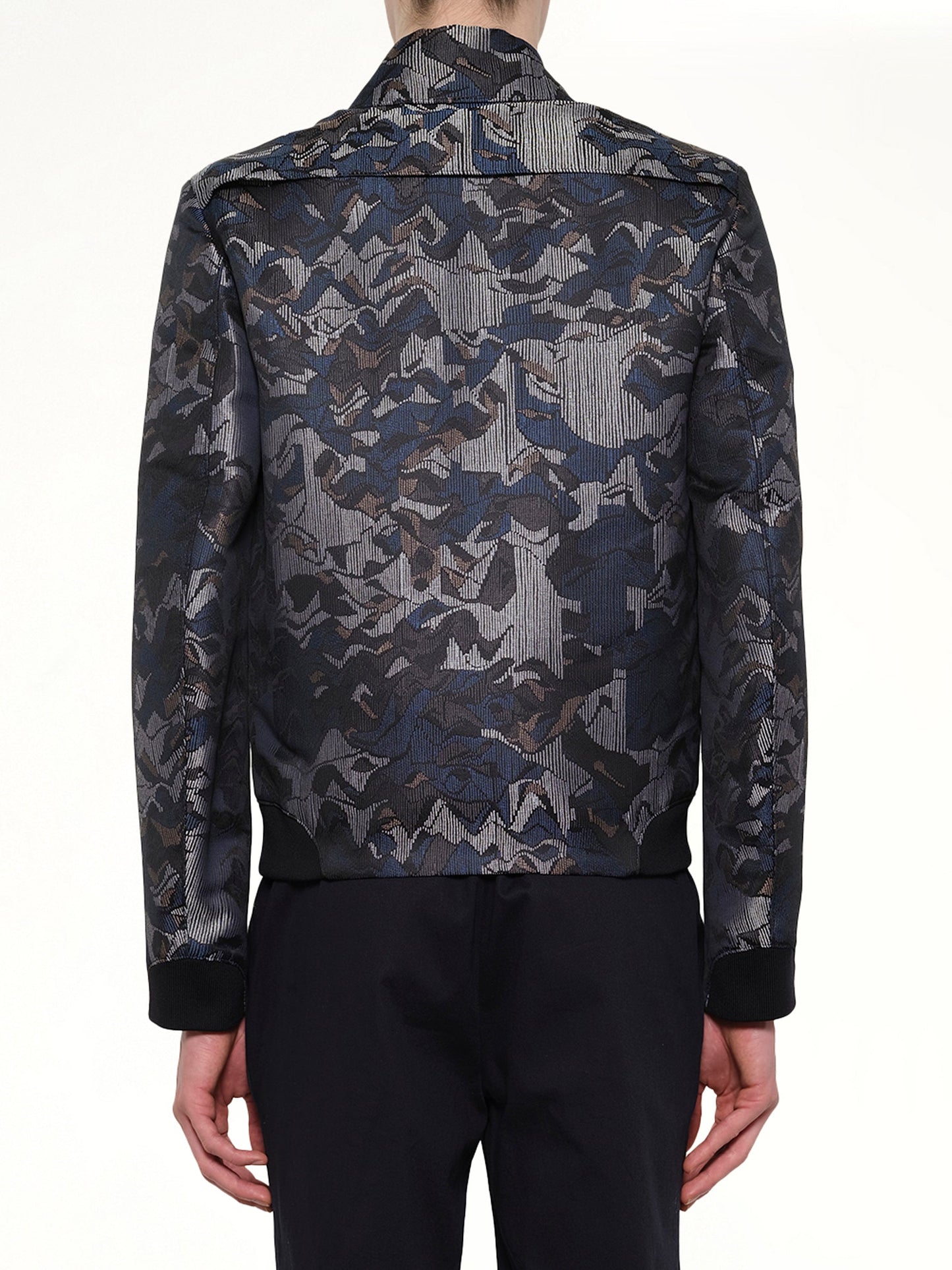 KENZO Jacquard Bomber Jacket (Blue)