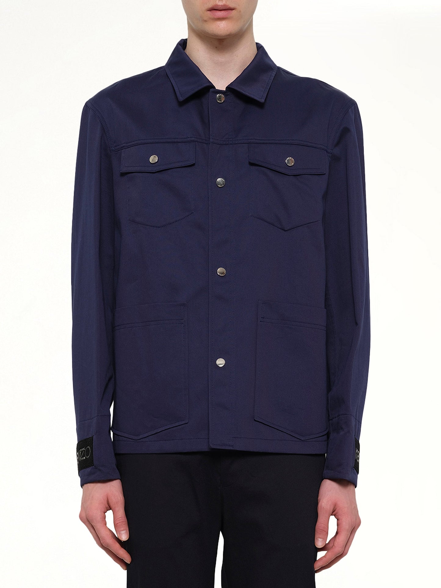 Image of Coats & Jackets. Product name - Jacket in Blue colour by brand - KENZO