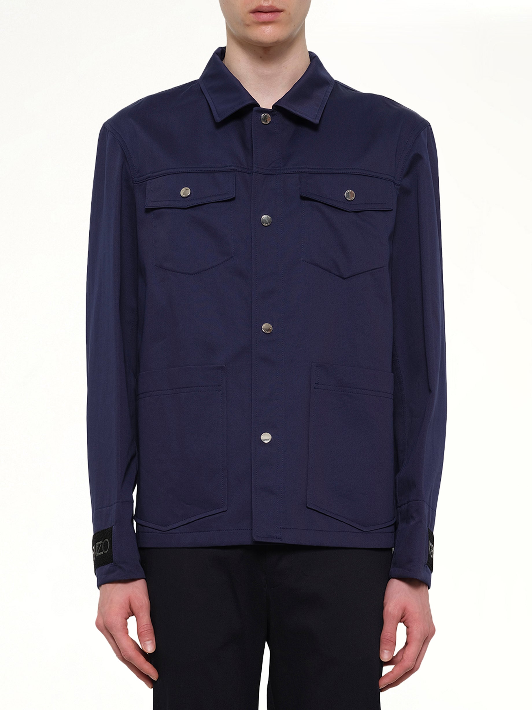 Image of Coats & Jackets. Product name - Jacket in Blue colour by brand - KENZO