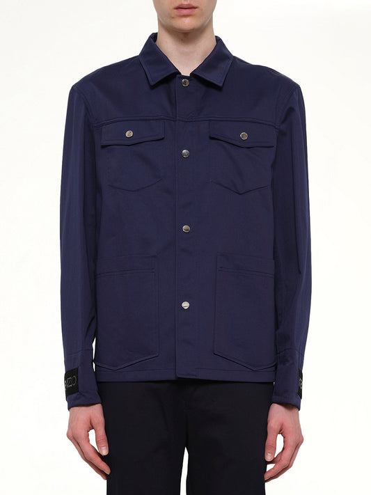 Image of Coats & Jackets. Product name - Jacket in Blue colour by brand - KENZO