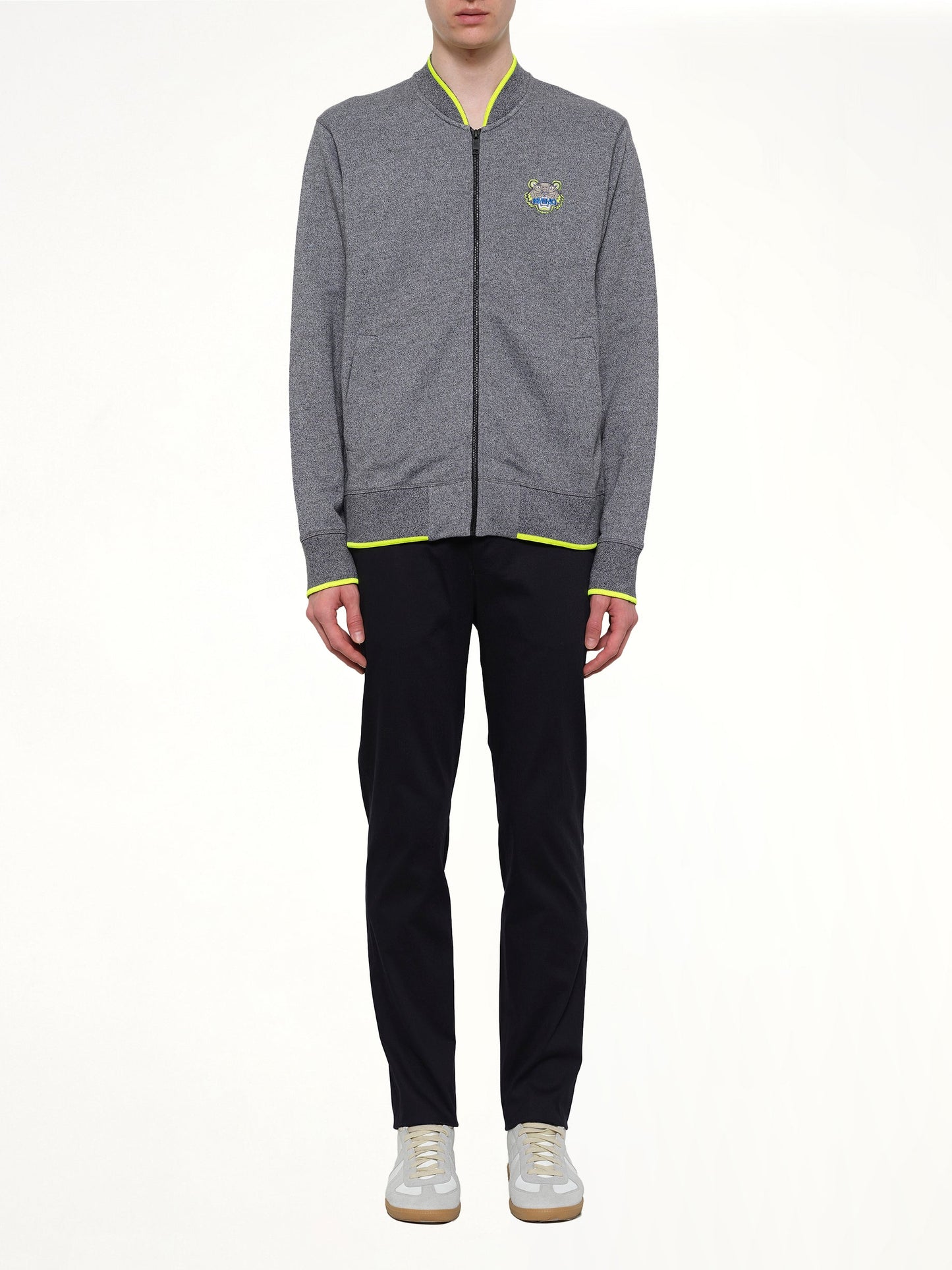 KENZO Tiger Zip Cardigan (Grey)