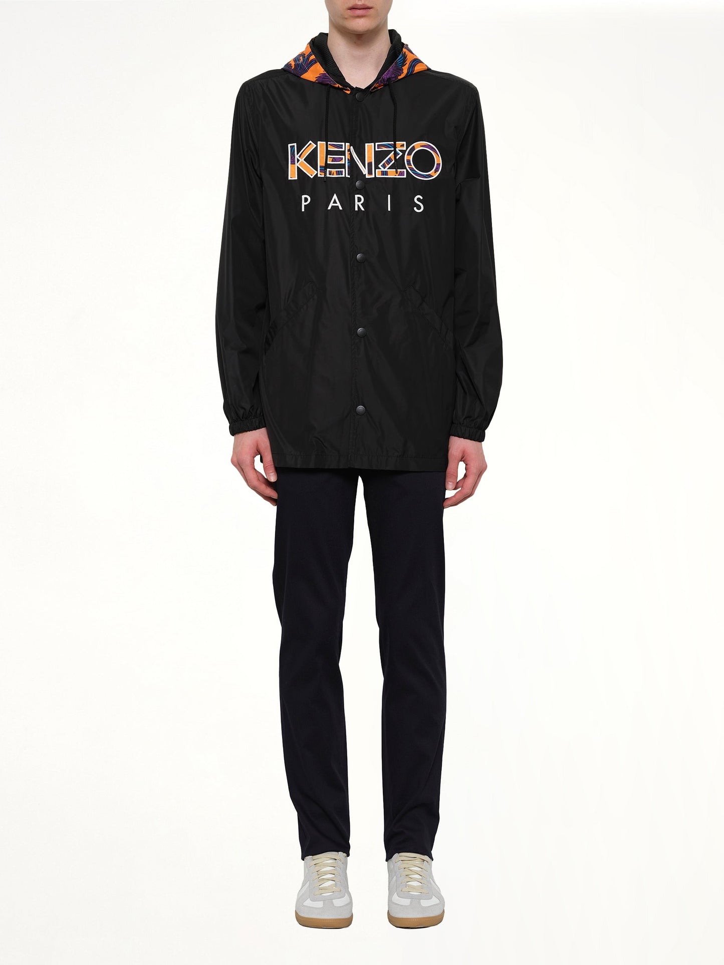 KENZO Logo Coach Jacket (Black)