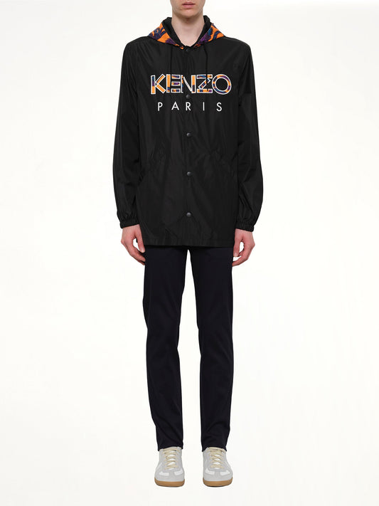 KENZO Logo Coach Jacket (Black)
