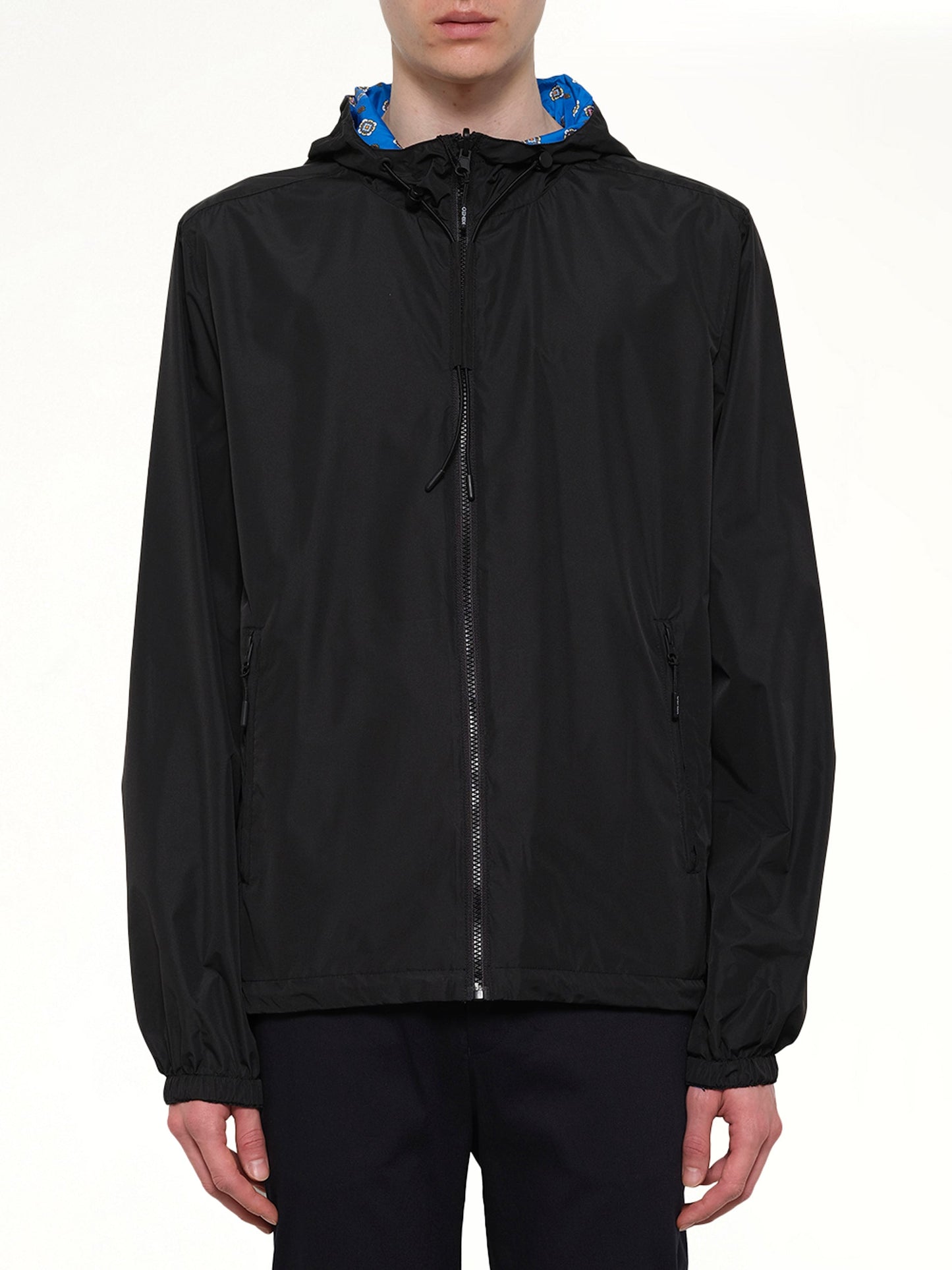 Image of Coats & Jackets. Product name - Reversible Windbreaker in Black colour by brand - KENZO