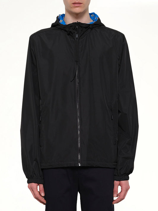 Image of Coats & Jackets. Product name - Reversible Windbreaker in Black colour by brand - KENZO