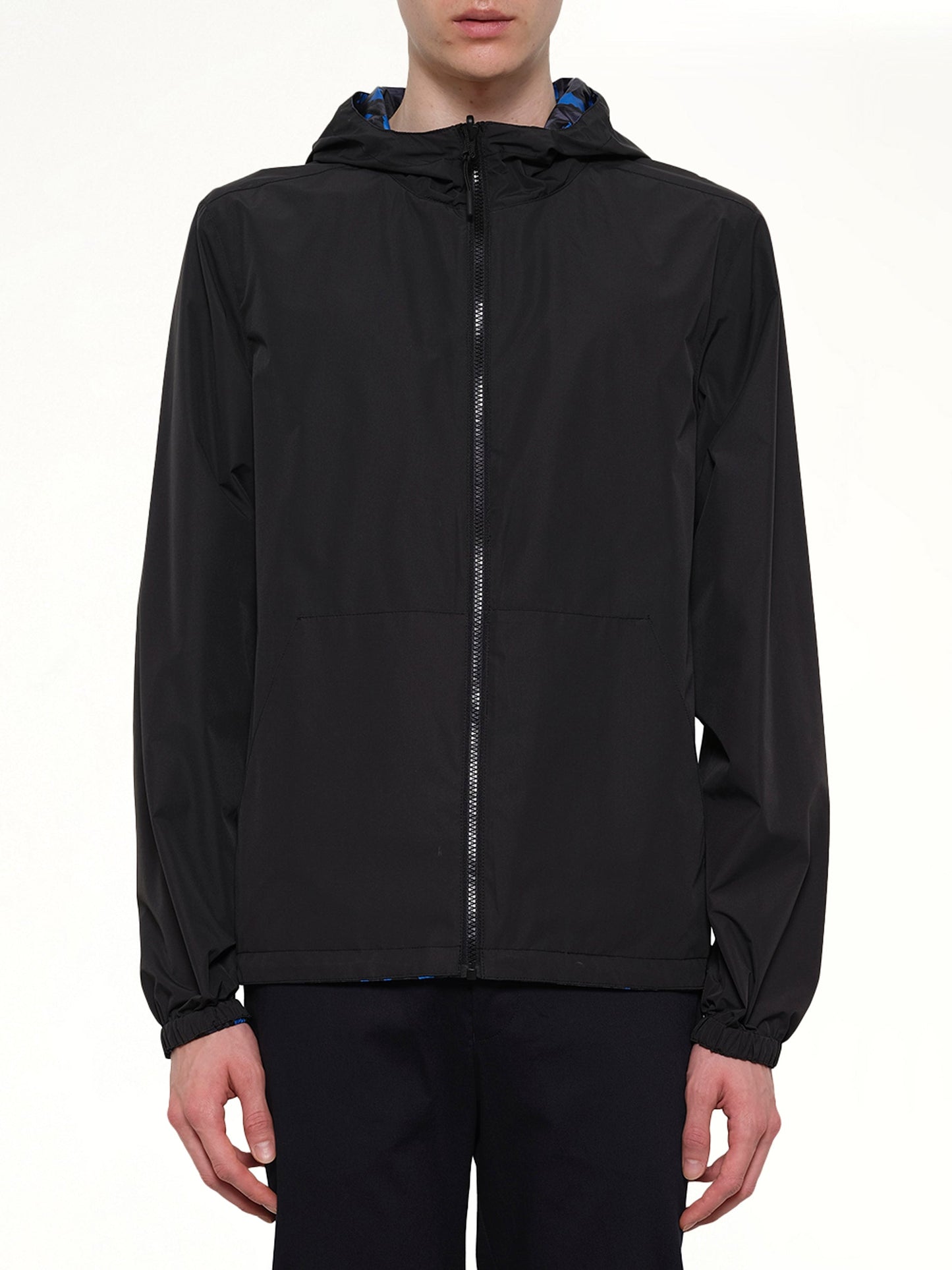Image of Coats & Jackets. Product name - Reversible Windbreaker in Black colour by brand - KENZO