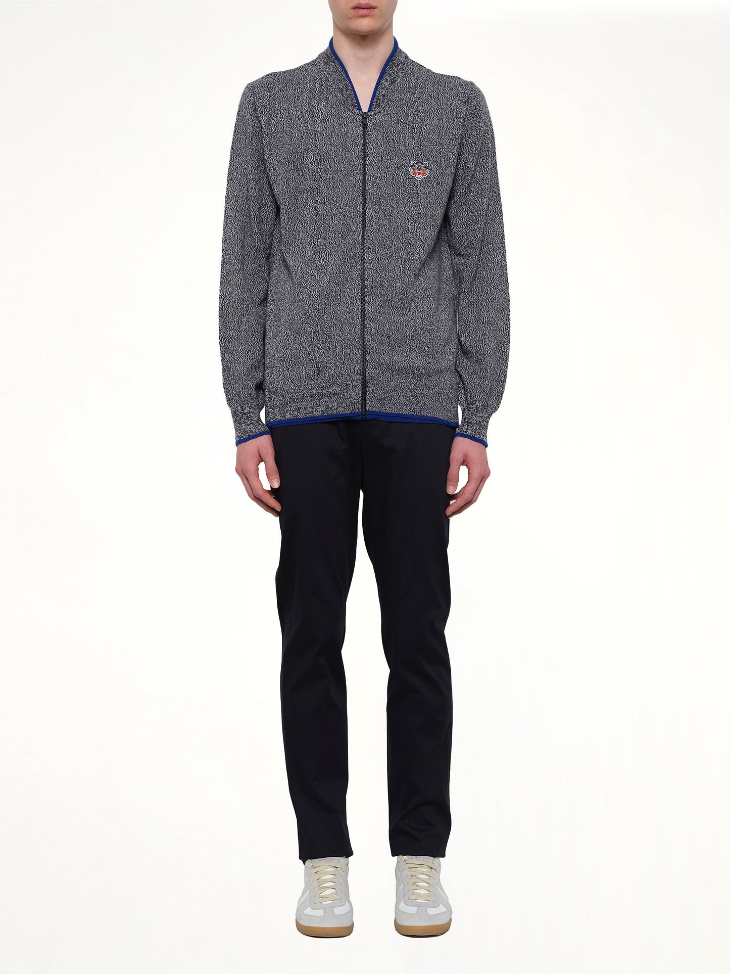 KENZO Tiger Zip Cardigan (Anthracite)
