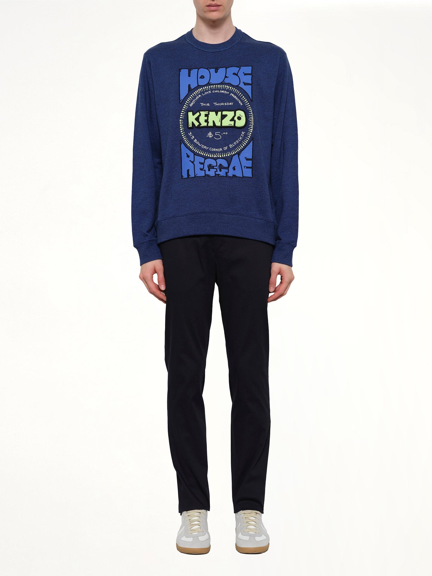KENZO Logo Sweatshirt In (Blue)