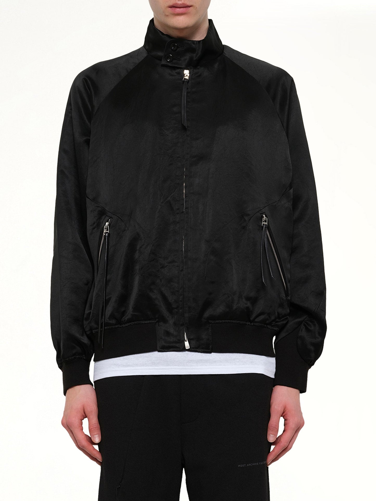 Image of Coats & Jackets. Product name - Opening Bomber (2026) in Black colour by brand - POST ARCHIVE FACTION