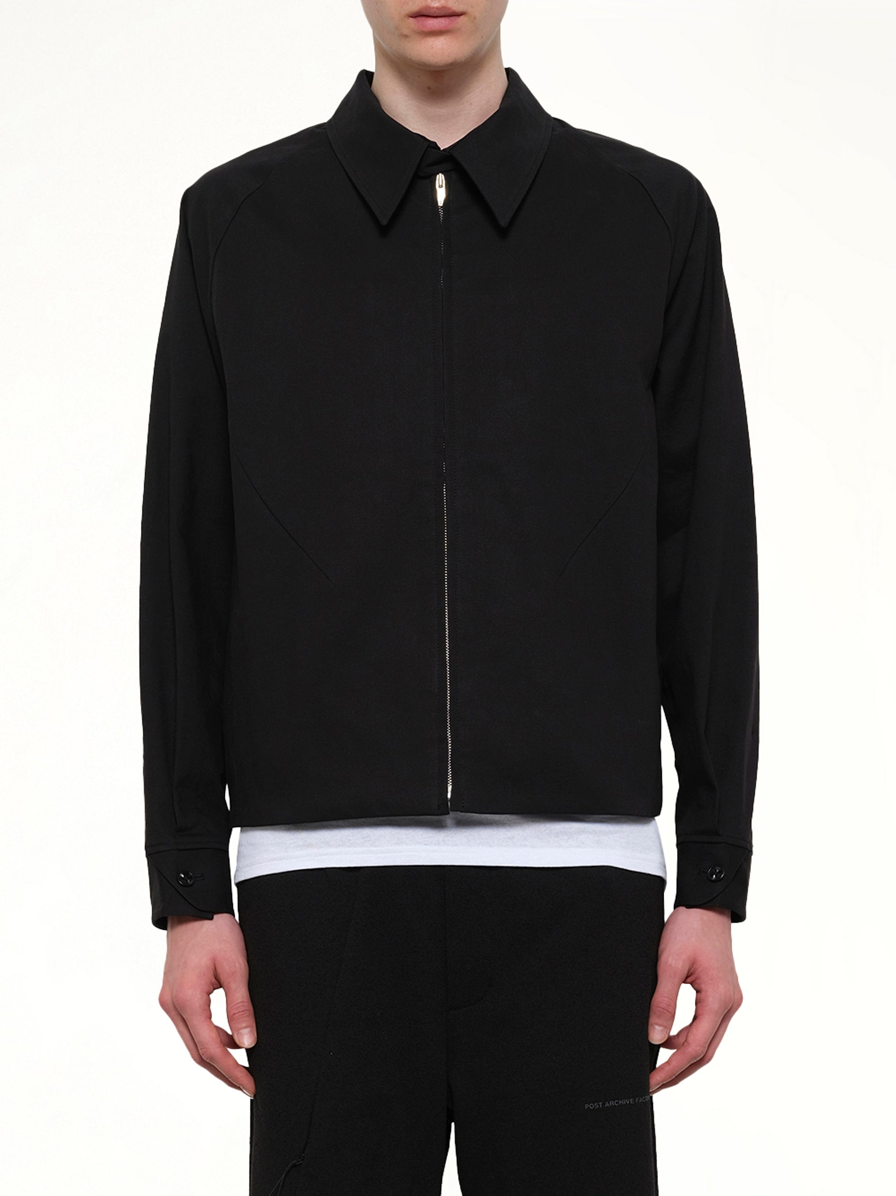 Image of Coats & Jackets. Product name - A Jacket (Archive) in Black colour by brand - POST ARCHIVE FACTION