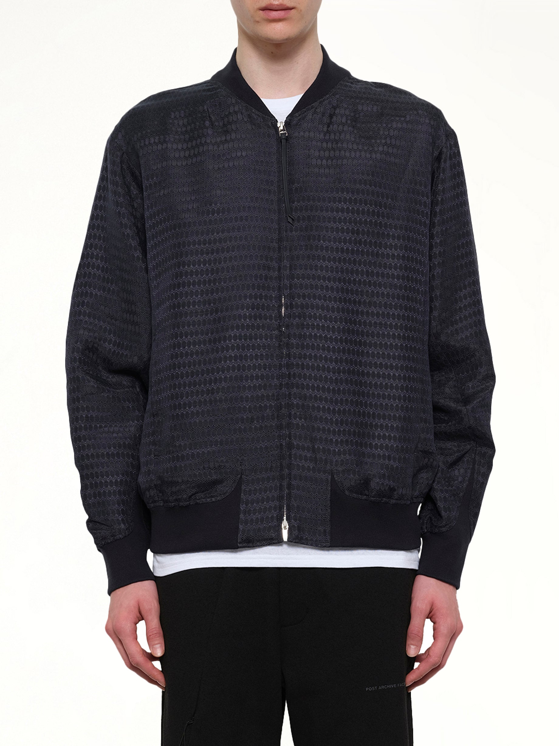 Image of Coats & Jackets. Product name - Blouson (Archive) in Navy colour by brand - POST ARCHIVE FACTION