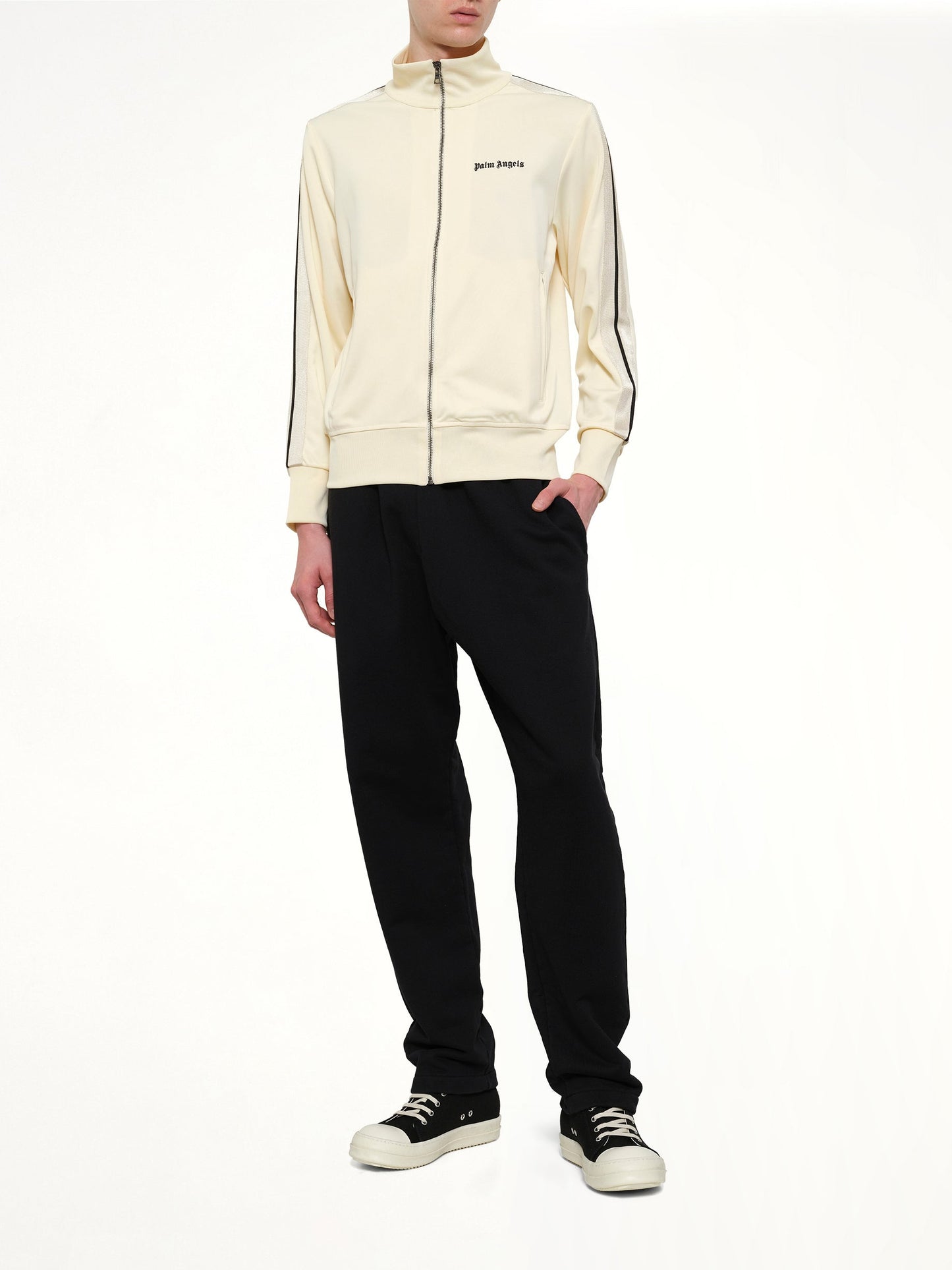PALM ANGELS Classic Logo Track Top (White)