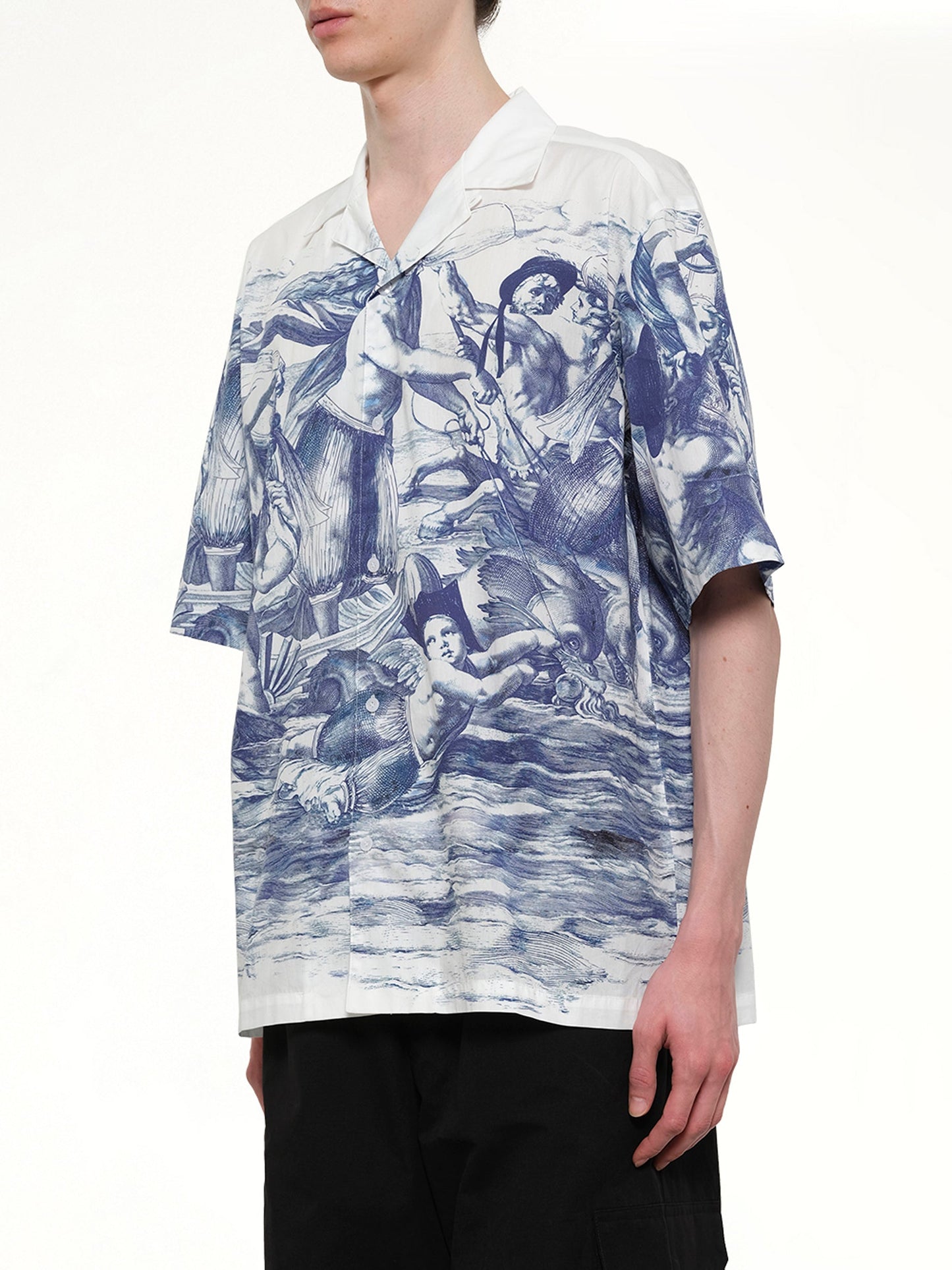 EGONLAB Breizh Print Cuba Shirt (Blue)