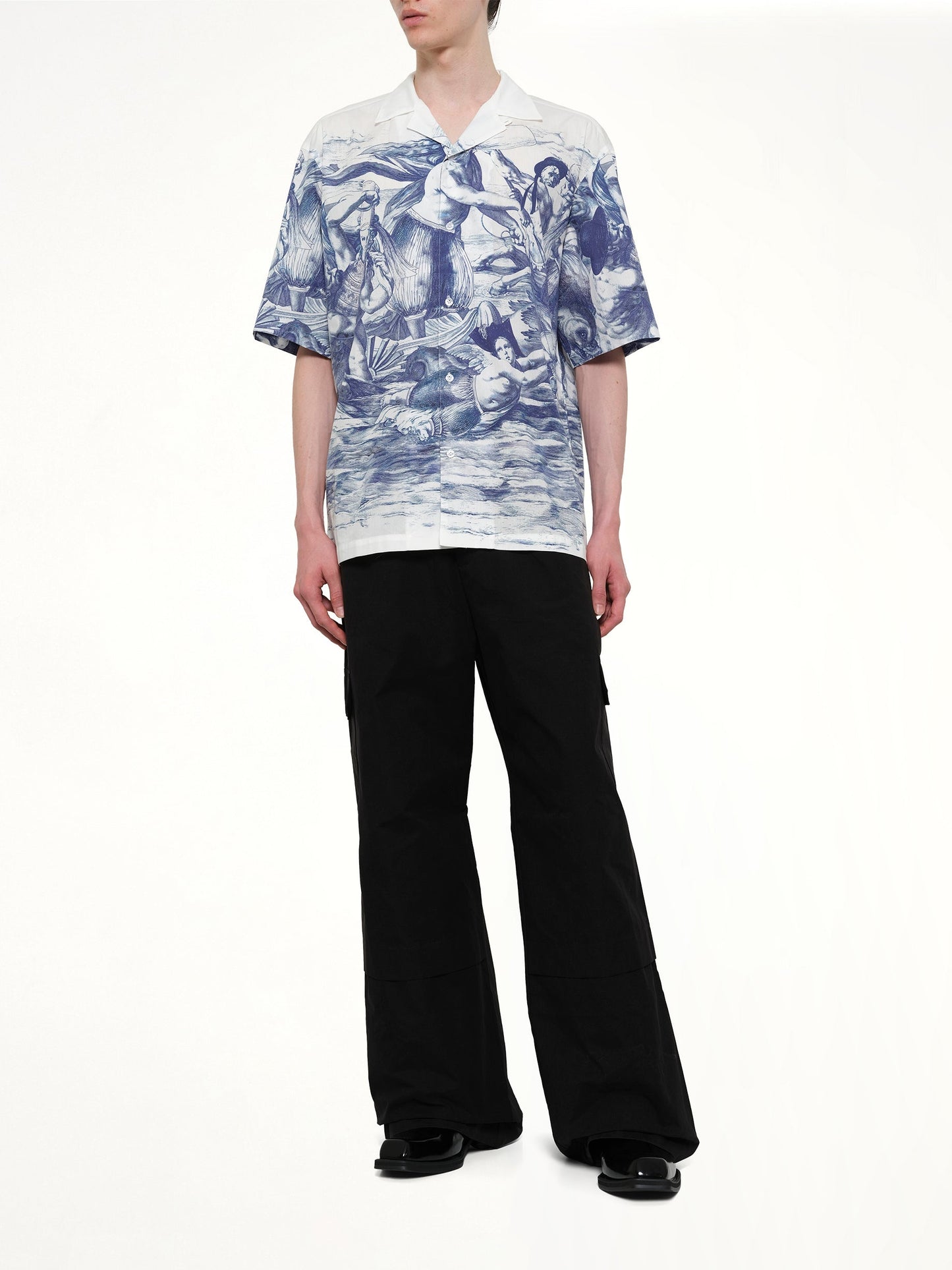 EGONLAB Breizh Print Cuba Shirt (Blue)