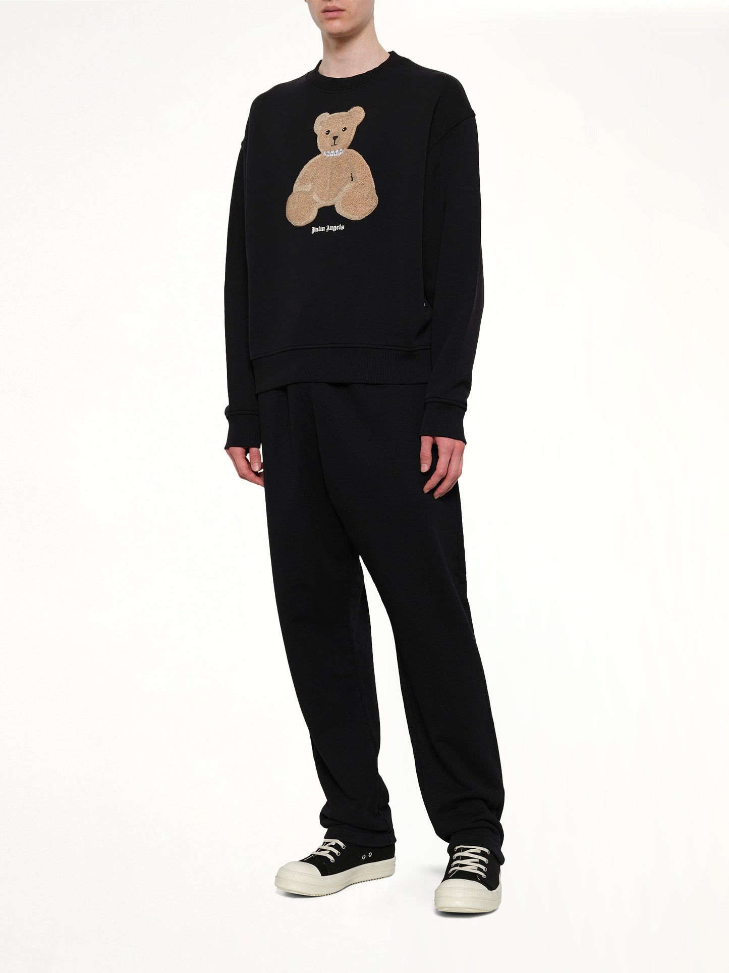 PALM ANGELS Bear Regular Sweatshirt (Black)