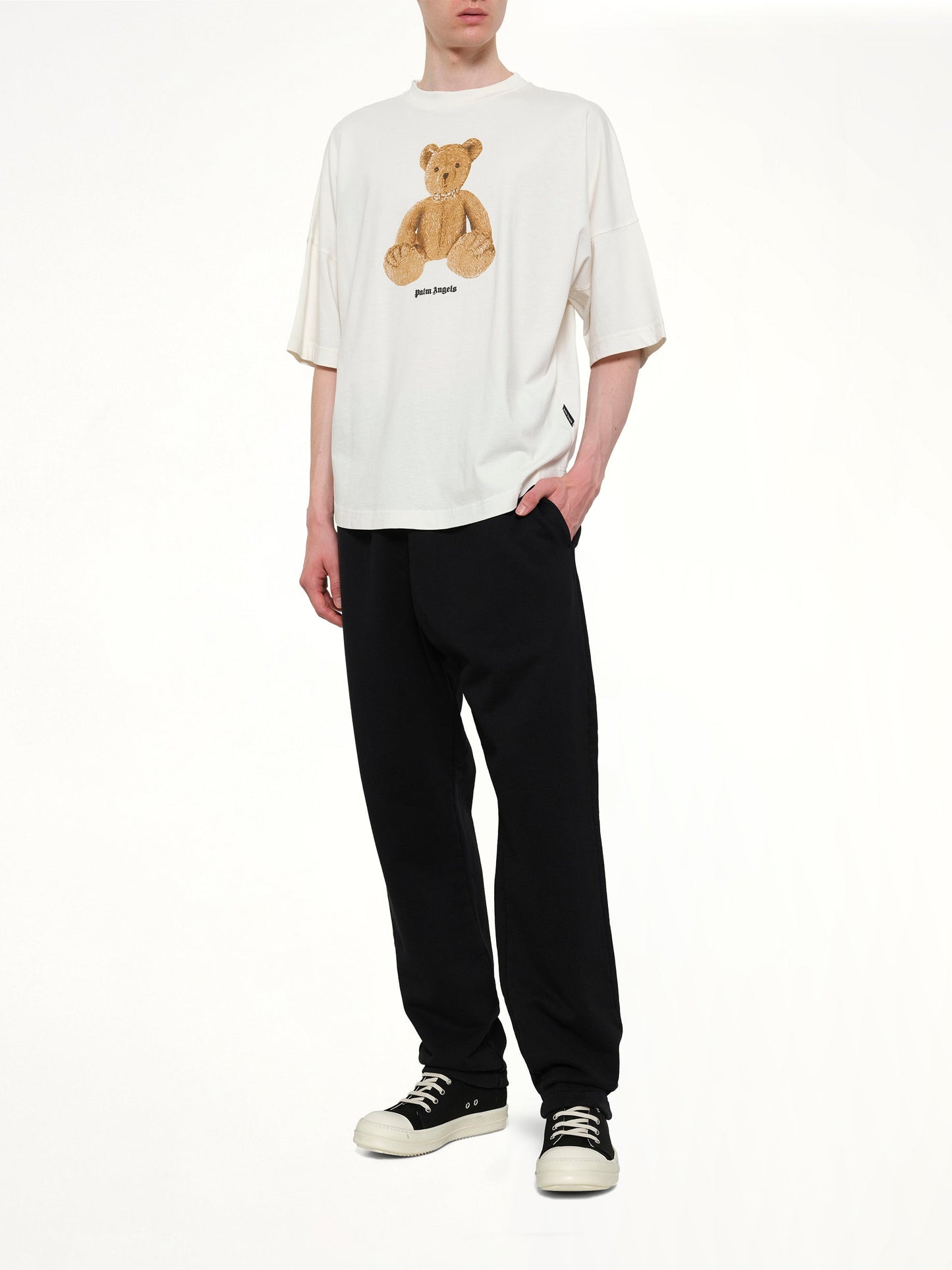PALM ANGELS Bear Over T-Shirt (White)