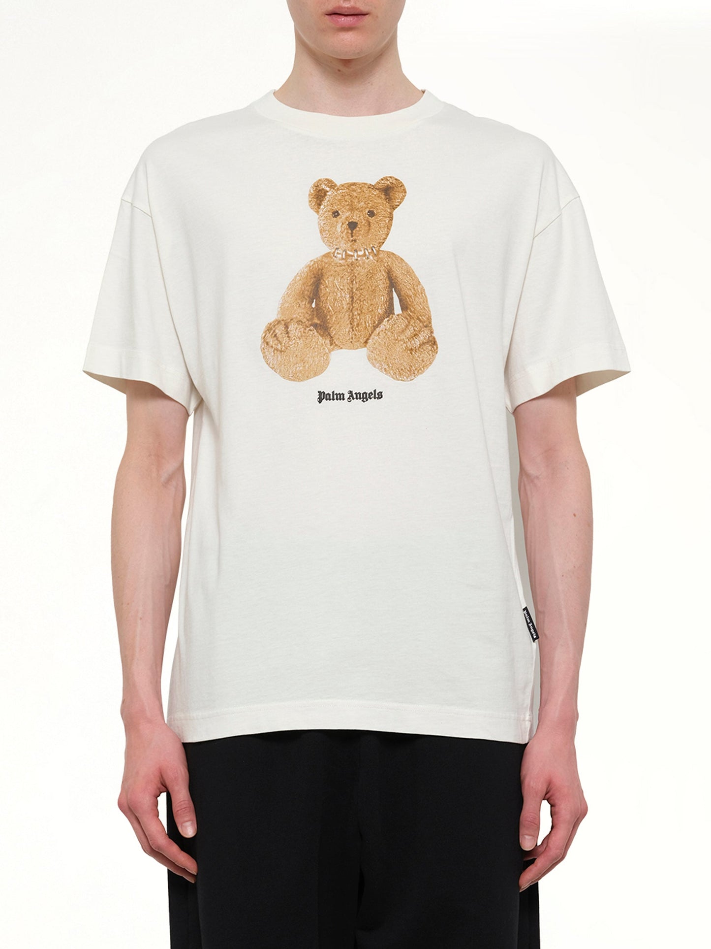 Image of T-Shirts. Product name - Bear Regular T-Shirt in White colour by brand - PALM ANGELS