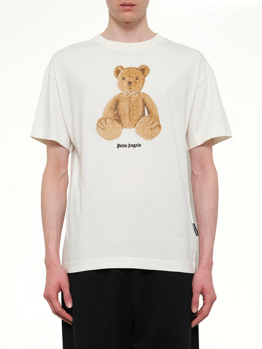 Image of T-Shirts. Product name - Bear Regular T-Shirt in White colour by brand - PALM ANGELS