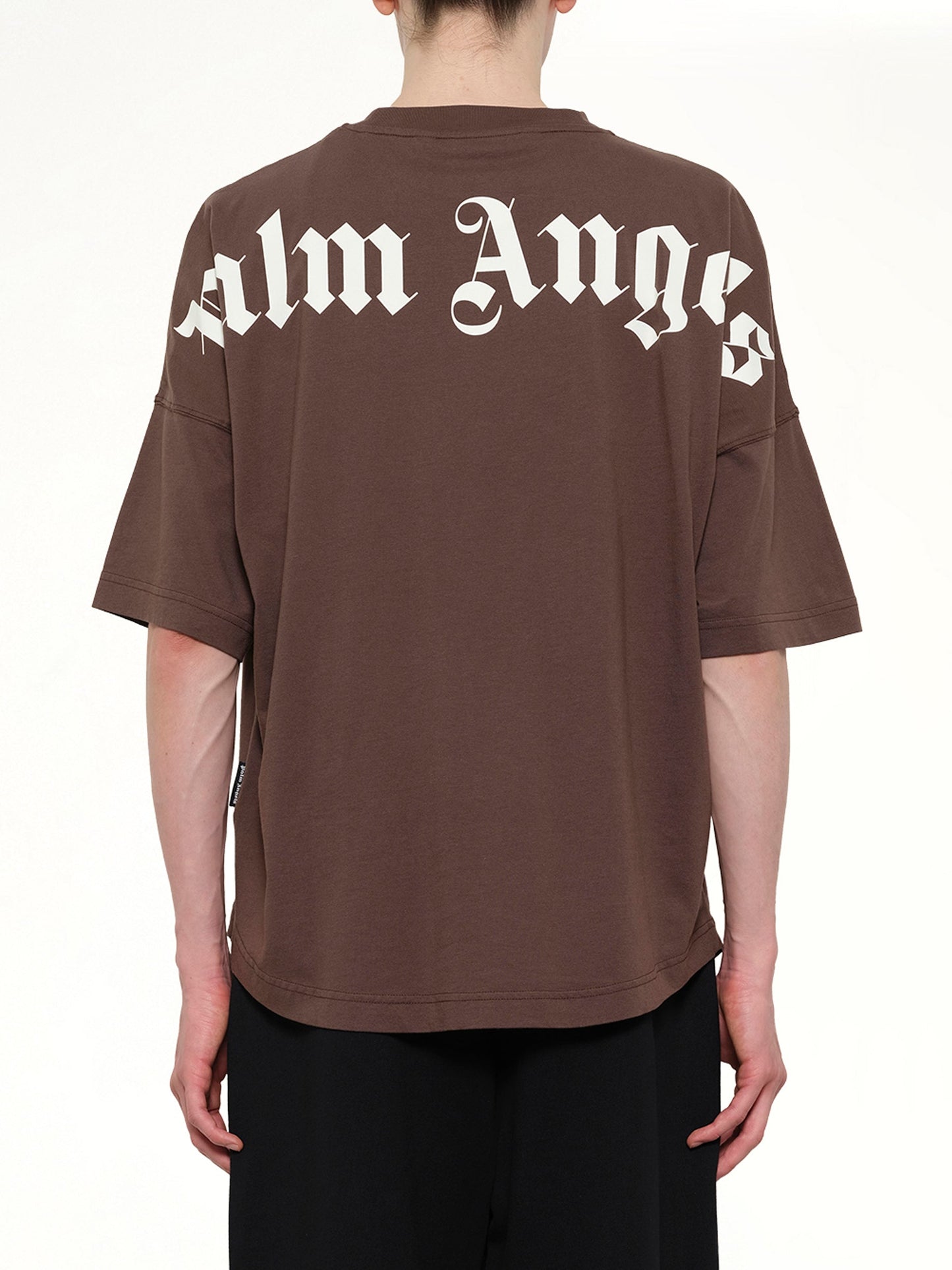 PALM ANGELS Classic Logo Over T-Shirt (Brown)