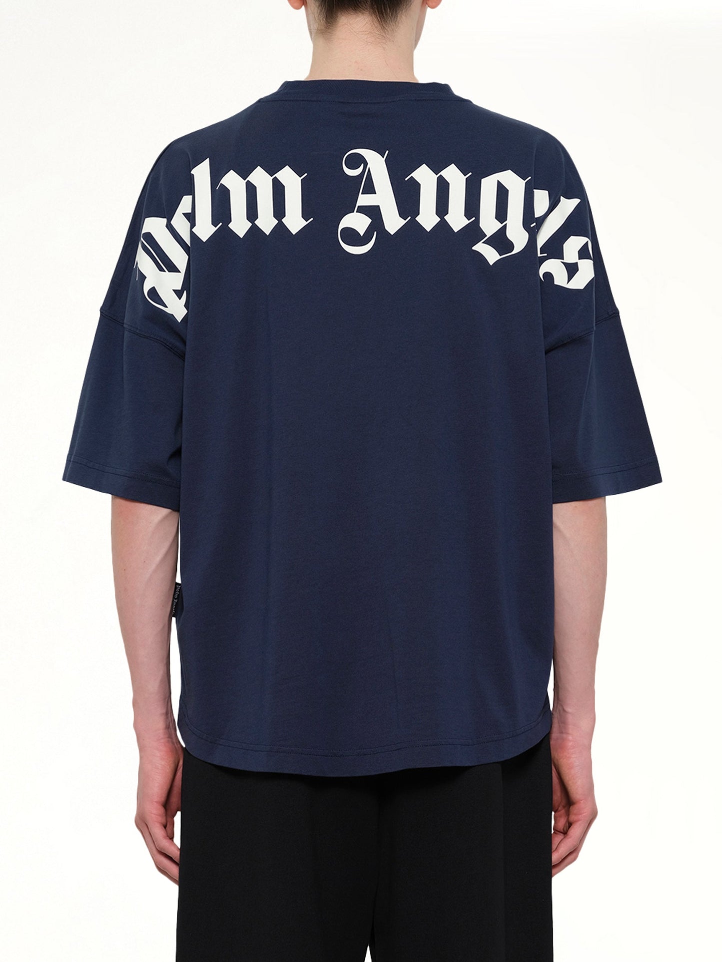 PALM ANGELS Classic Logo Over T-Shirt (Navy)