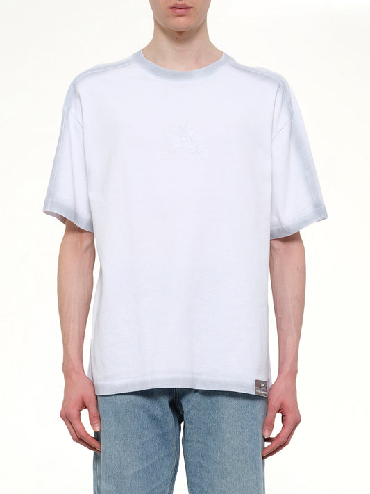 Image of T-Shirts. Product name - FCW x Lee T-Shirt in White colour by brand - FENG CHEN WANG
