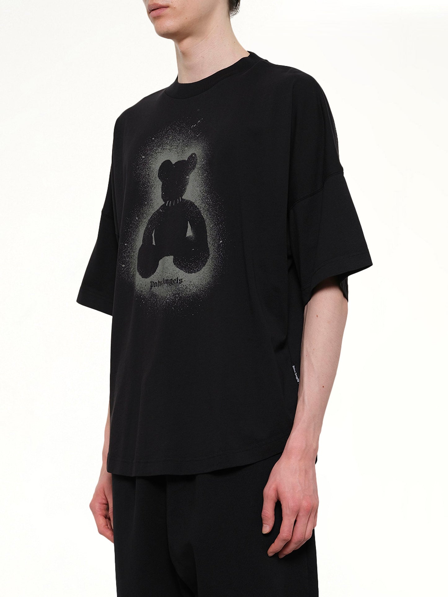 PALM ANGELS Spray Bear Over T-Shirt (Black)