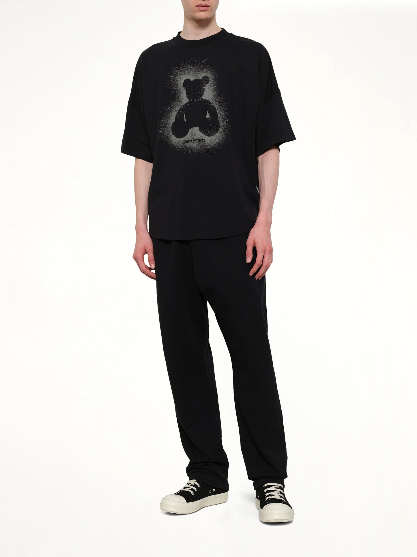 PALM ANGELS Spray Bear Over T-Shirt (Black)