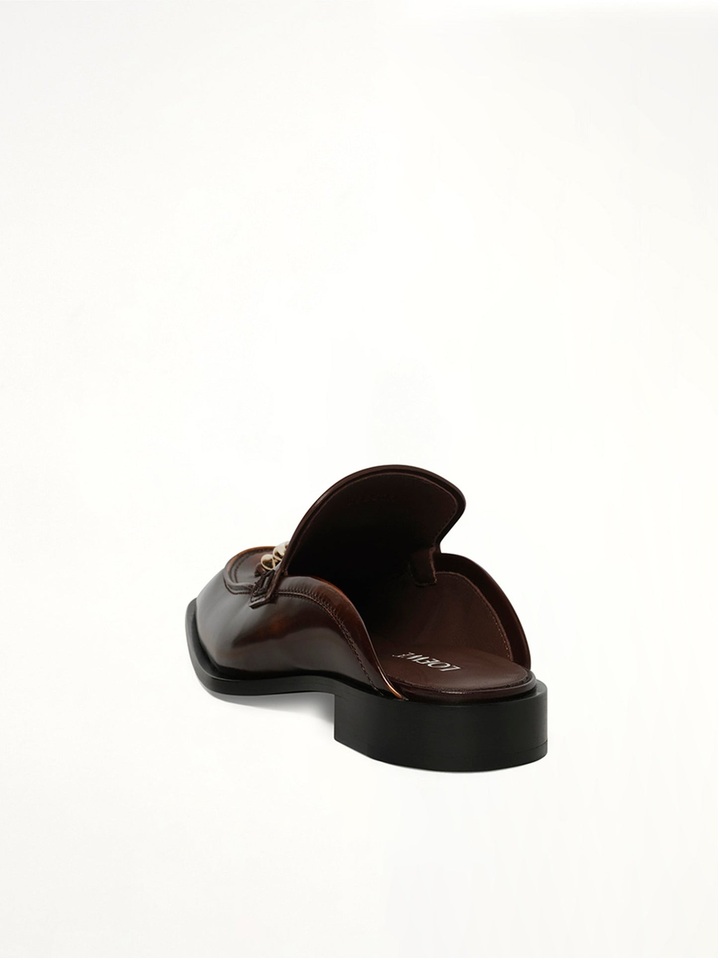 LOEWE Edge Loafer Mule (Brown)