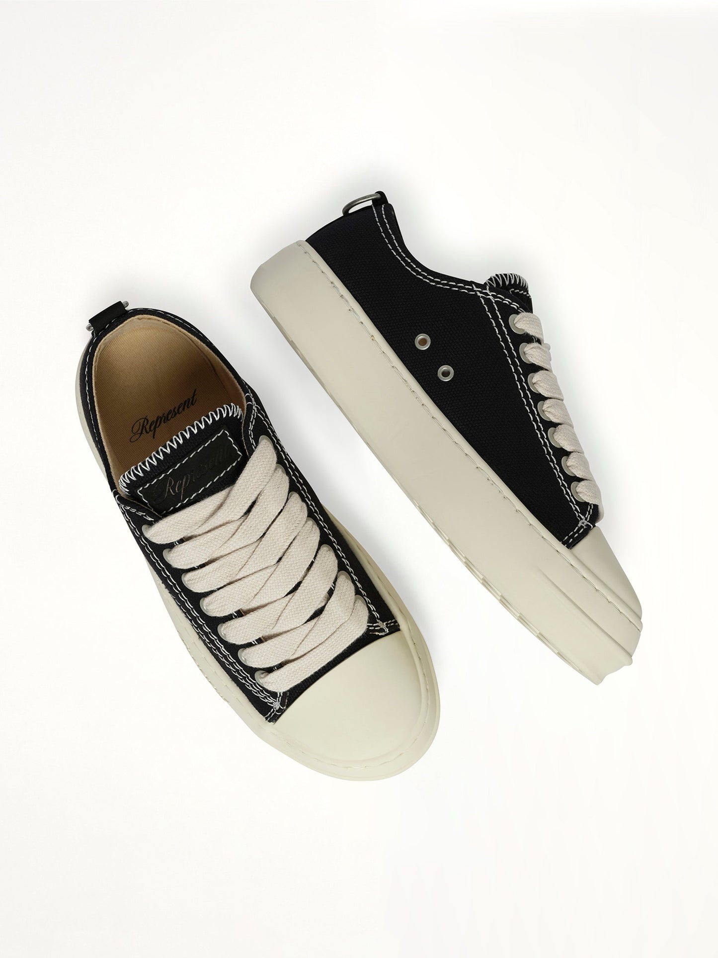 REPRESENT Rep-Cap Sneaker (Black)
