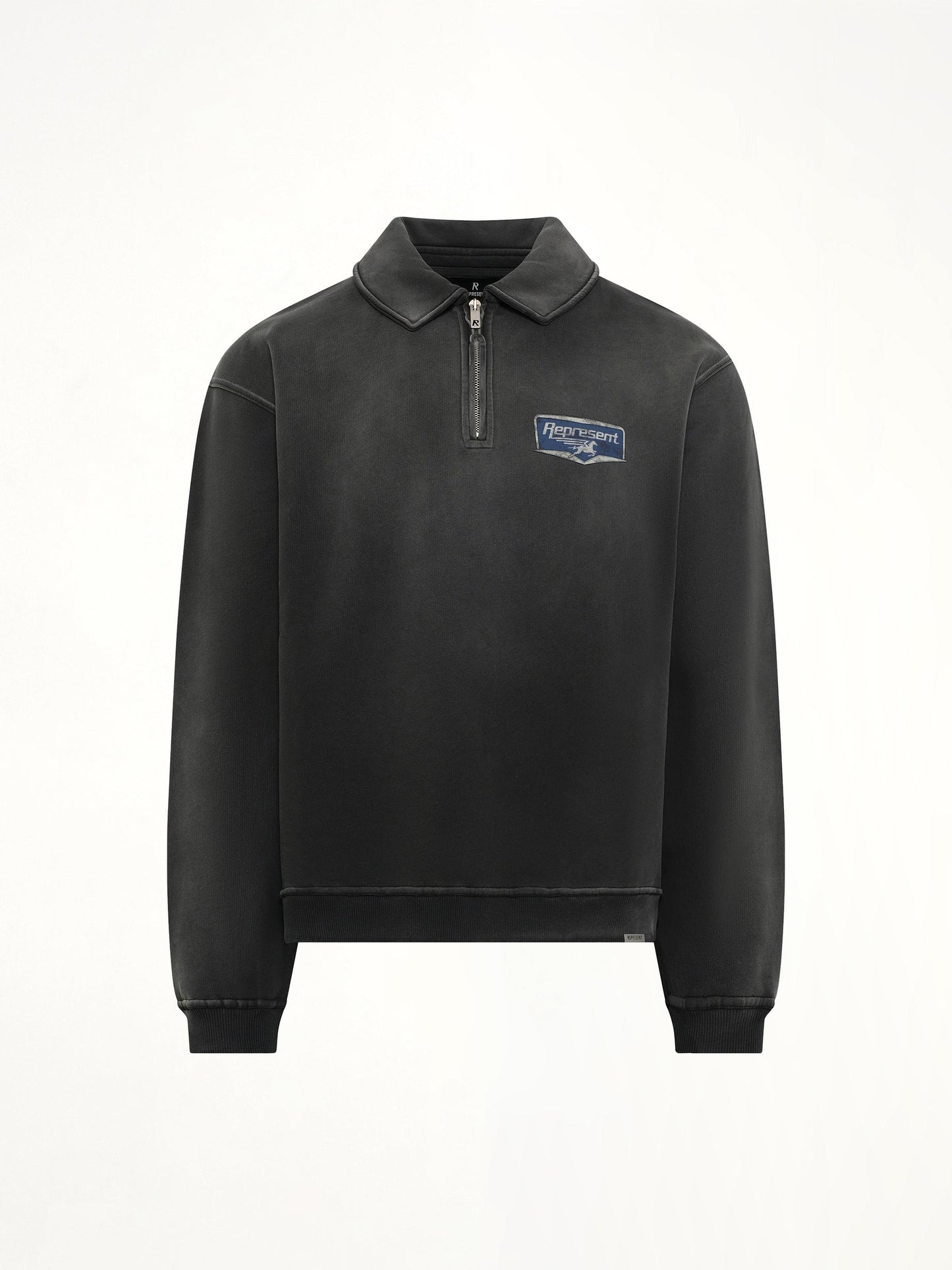 REPRESENT Nothing Faster Quarter Zip Sweatshirt (Black)