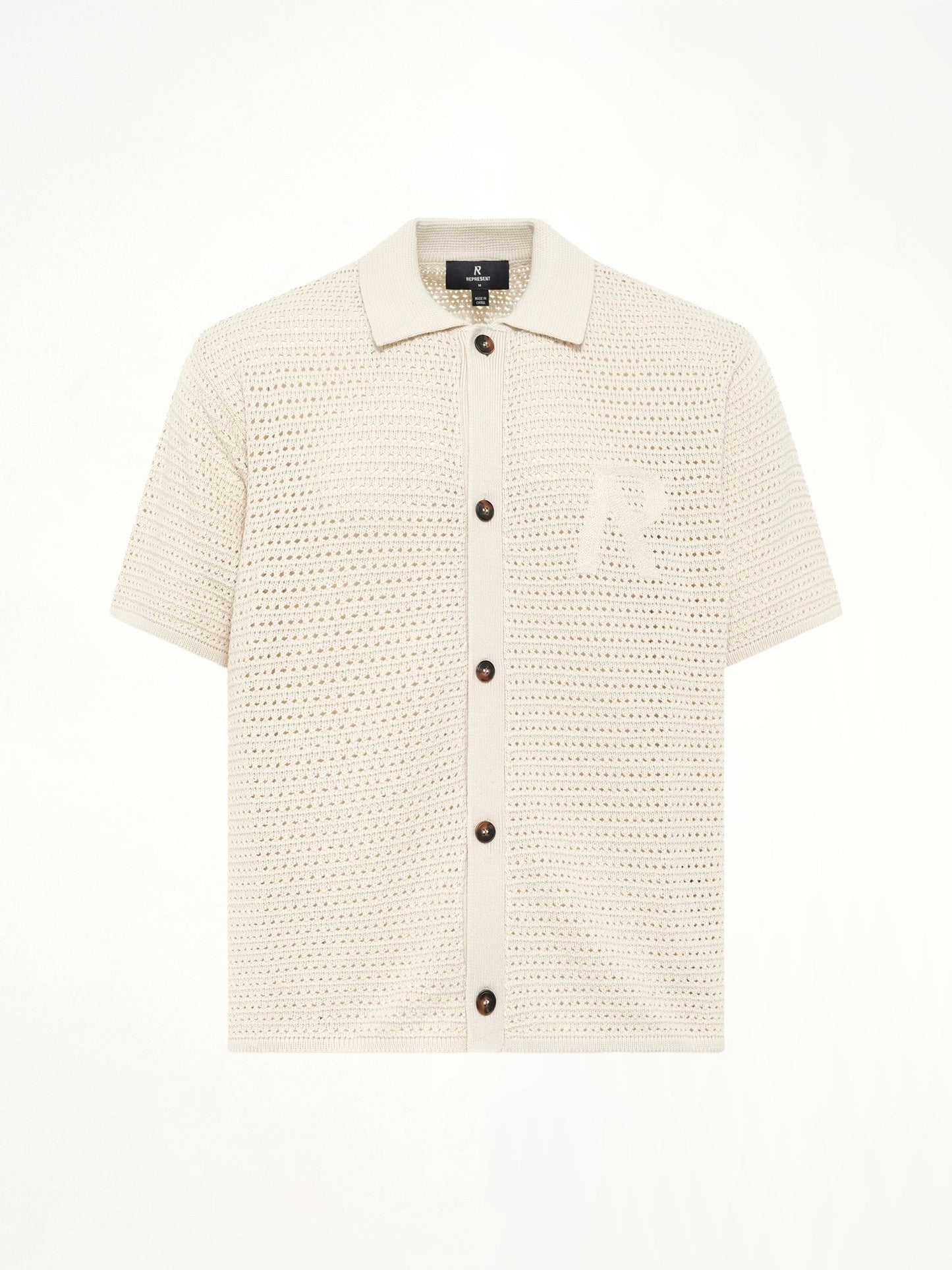 REPRESENT Pico Knit Shirt (White)