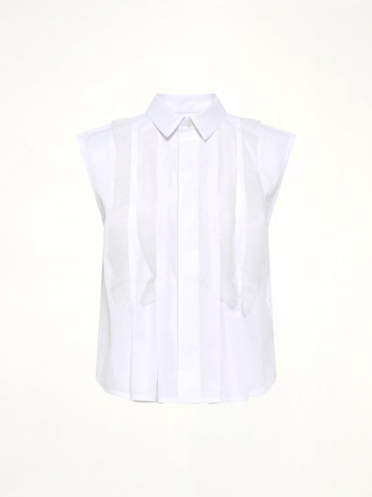 SACAI SS Poplin Shirt (White)