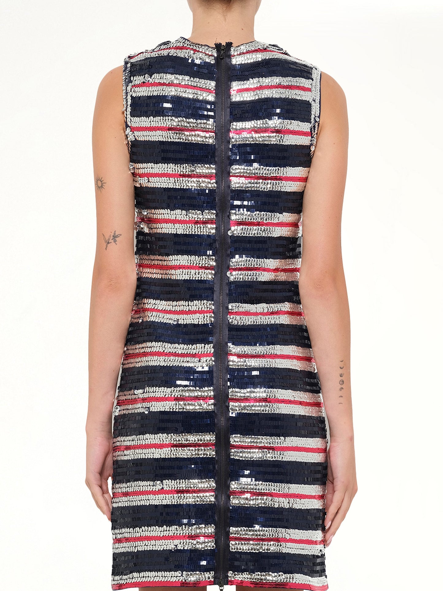 LANVIN Embellished Long Jersey Dress (Blue)