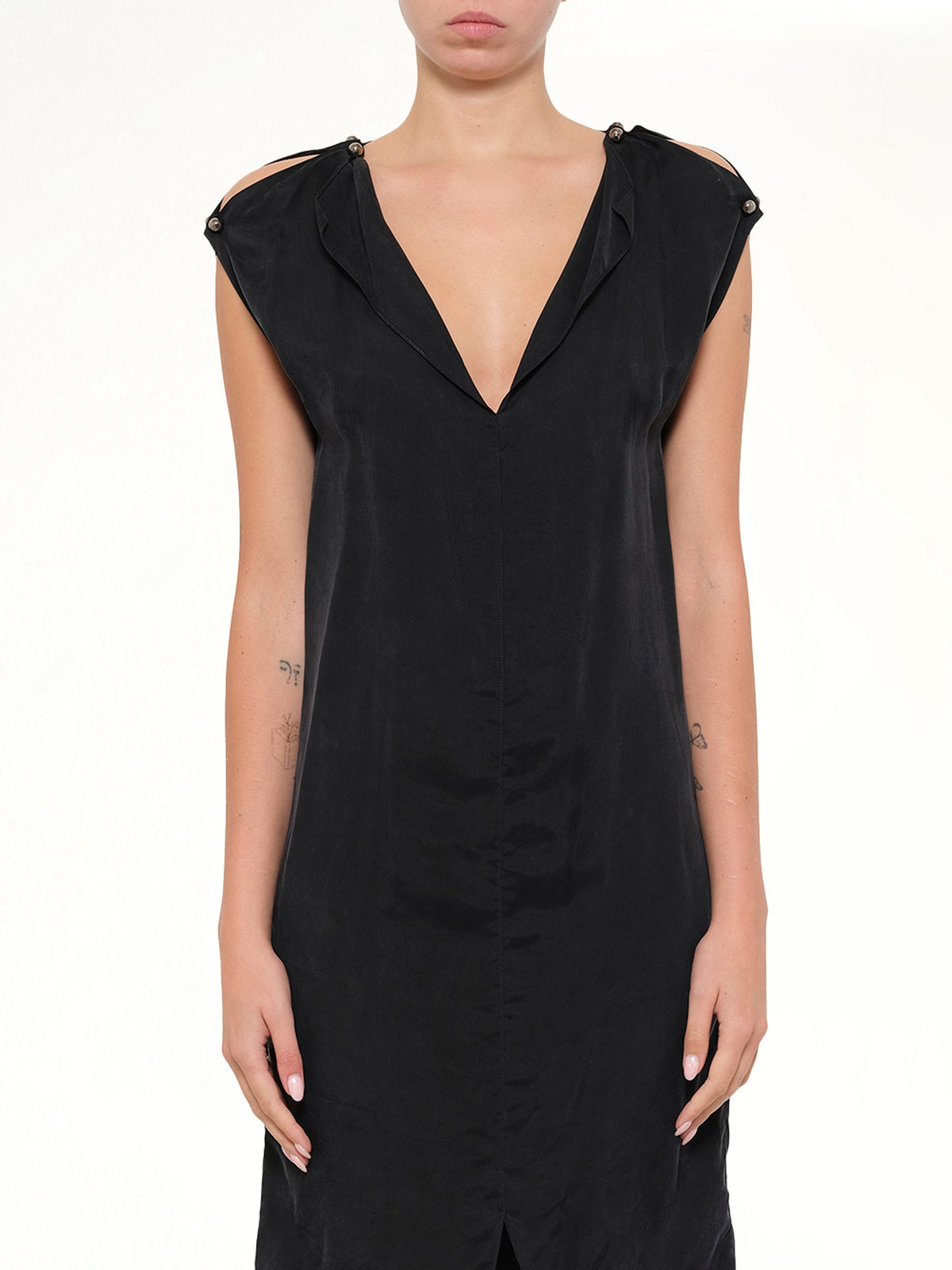 Image of Dresses. Product name - Lanvin Dress in Black colour by brand - LANVIN