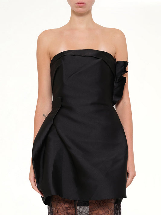 Image of Dresses. Product name - Lanvin Dress in Black colour by brand - LANVIN