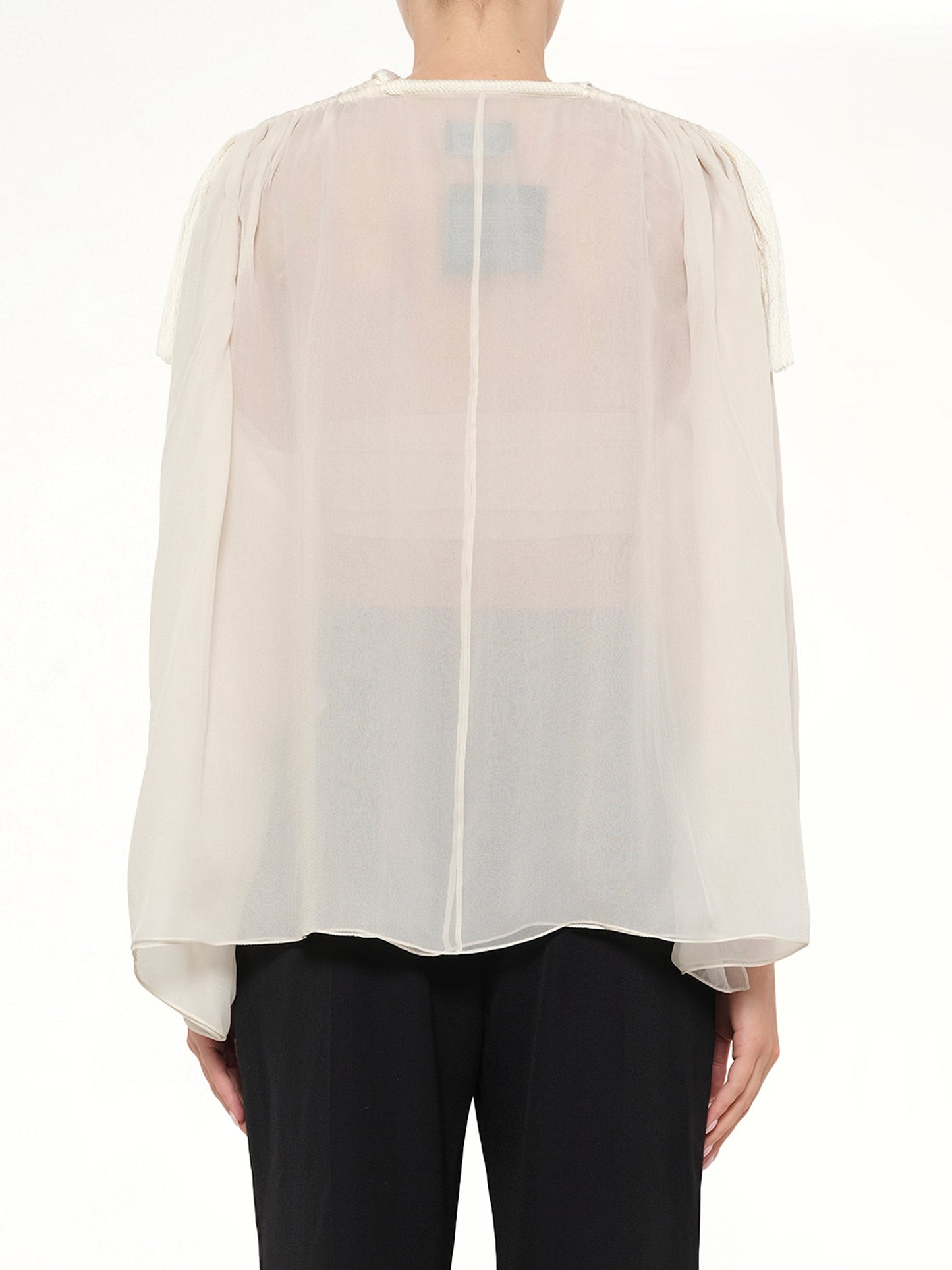 Sheer Lanvin Top (White)
