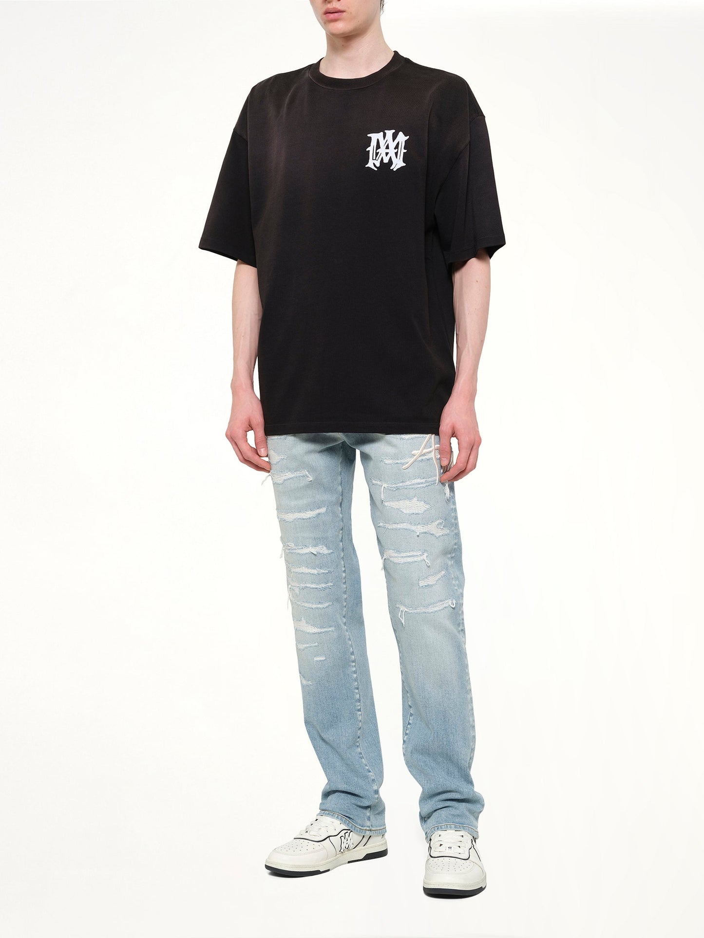Amiri Hollywood Oversized T-Shirt (Black)