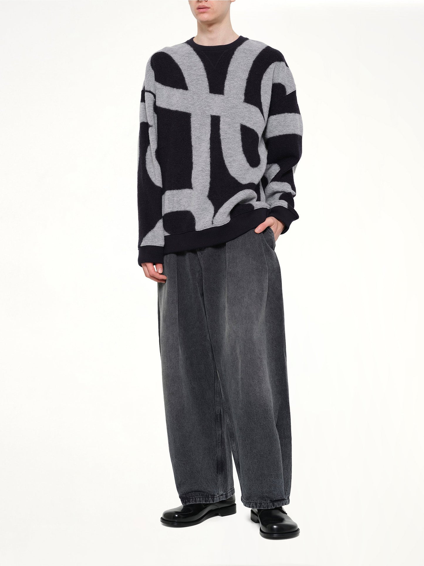 LOEWE Belted Jeans AF (Black)