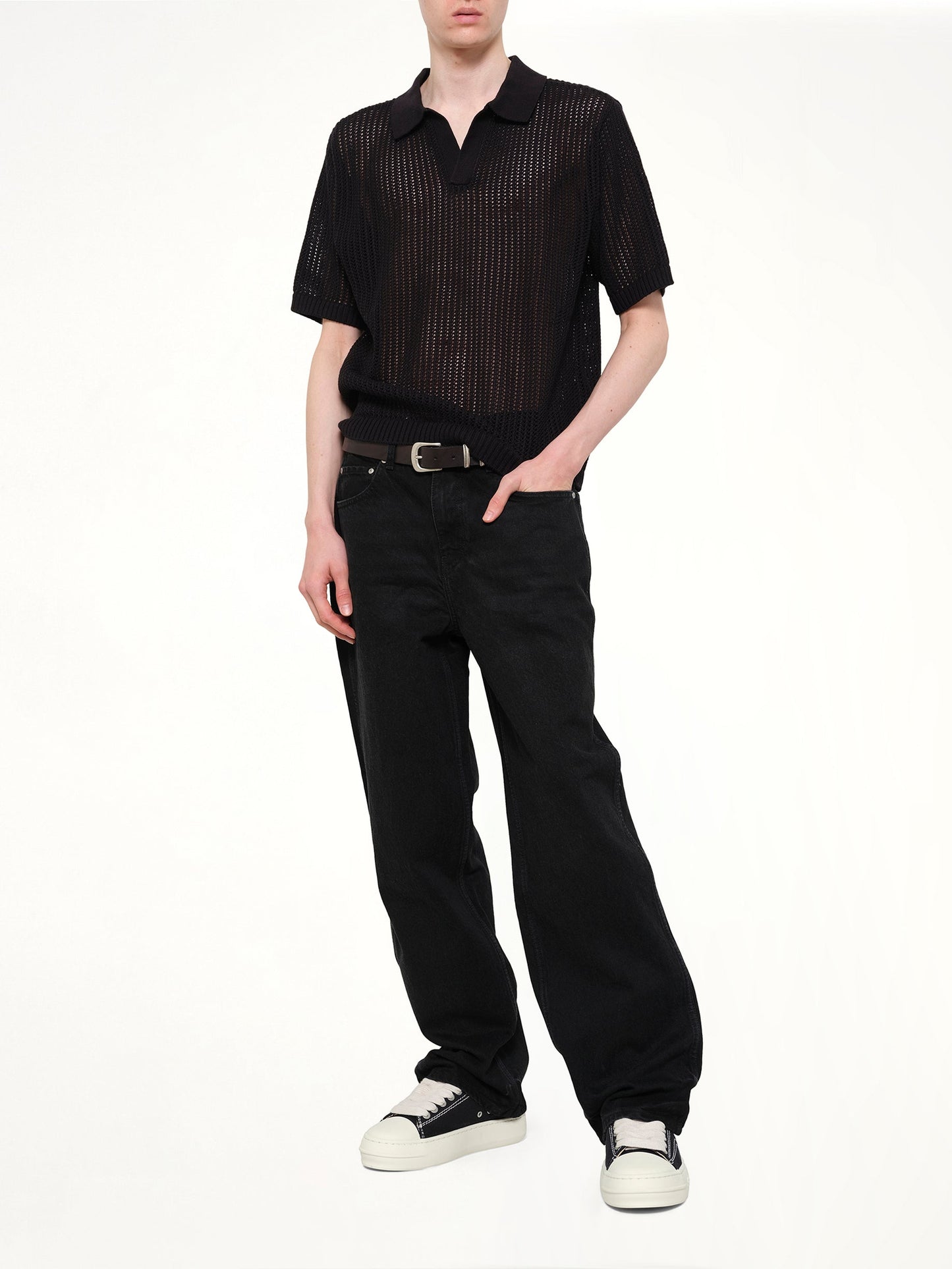 REPRESENT Beverly Knit Polo (Black)