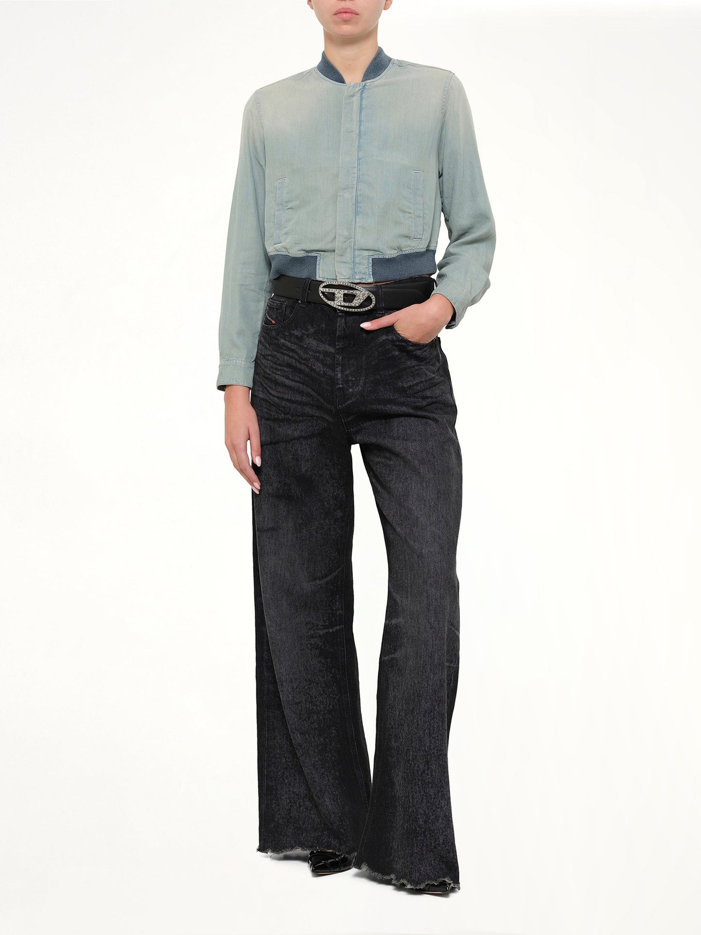 DIESEL DE-RANIA-S1 Denim Jacket (Blue)