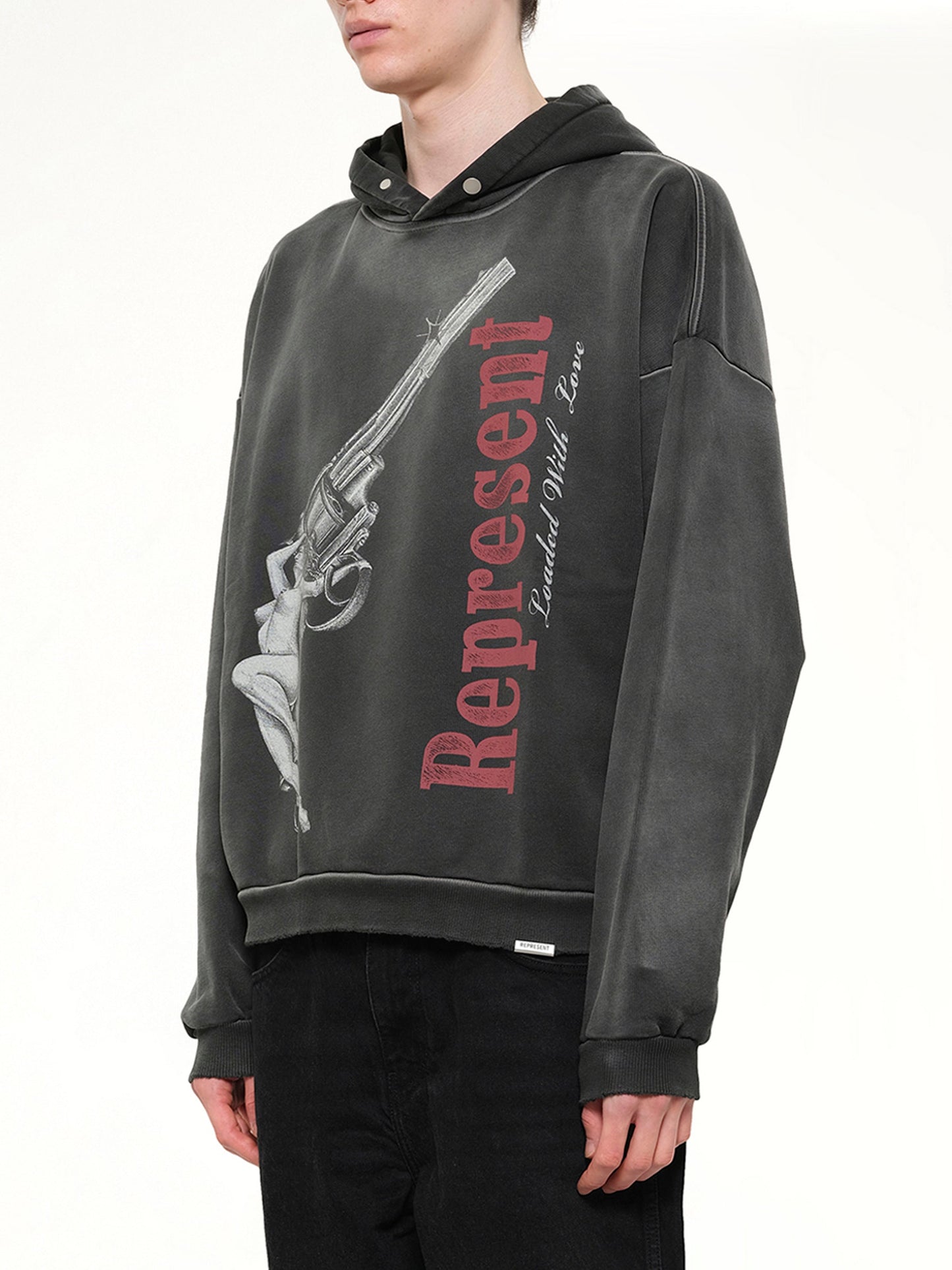 REPRESENT Loaded With Love Hoodie (Black)