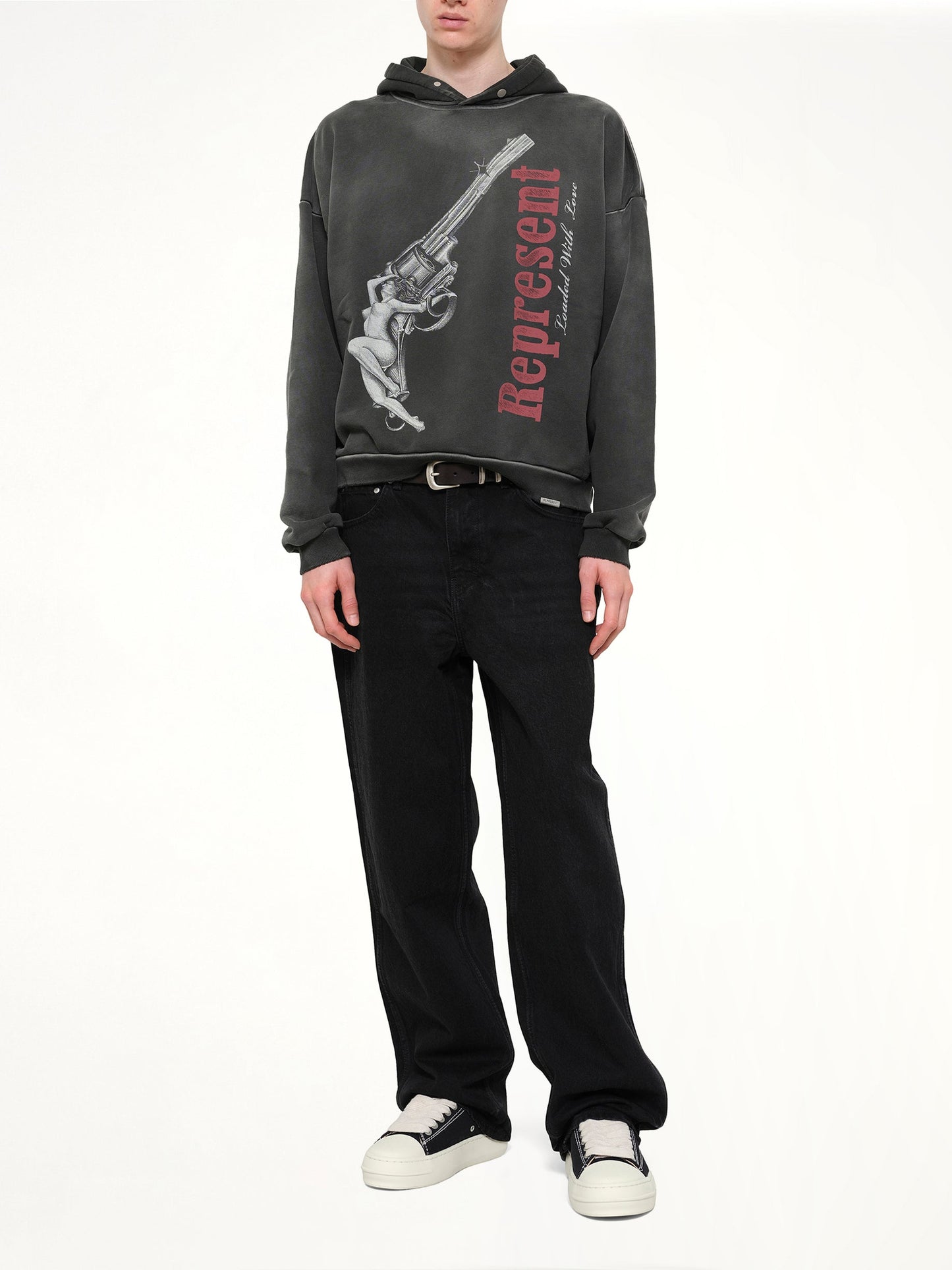 REPRESENT Loaded With Love Hoodie (Black)