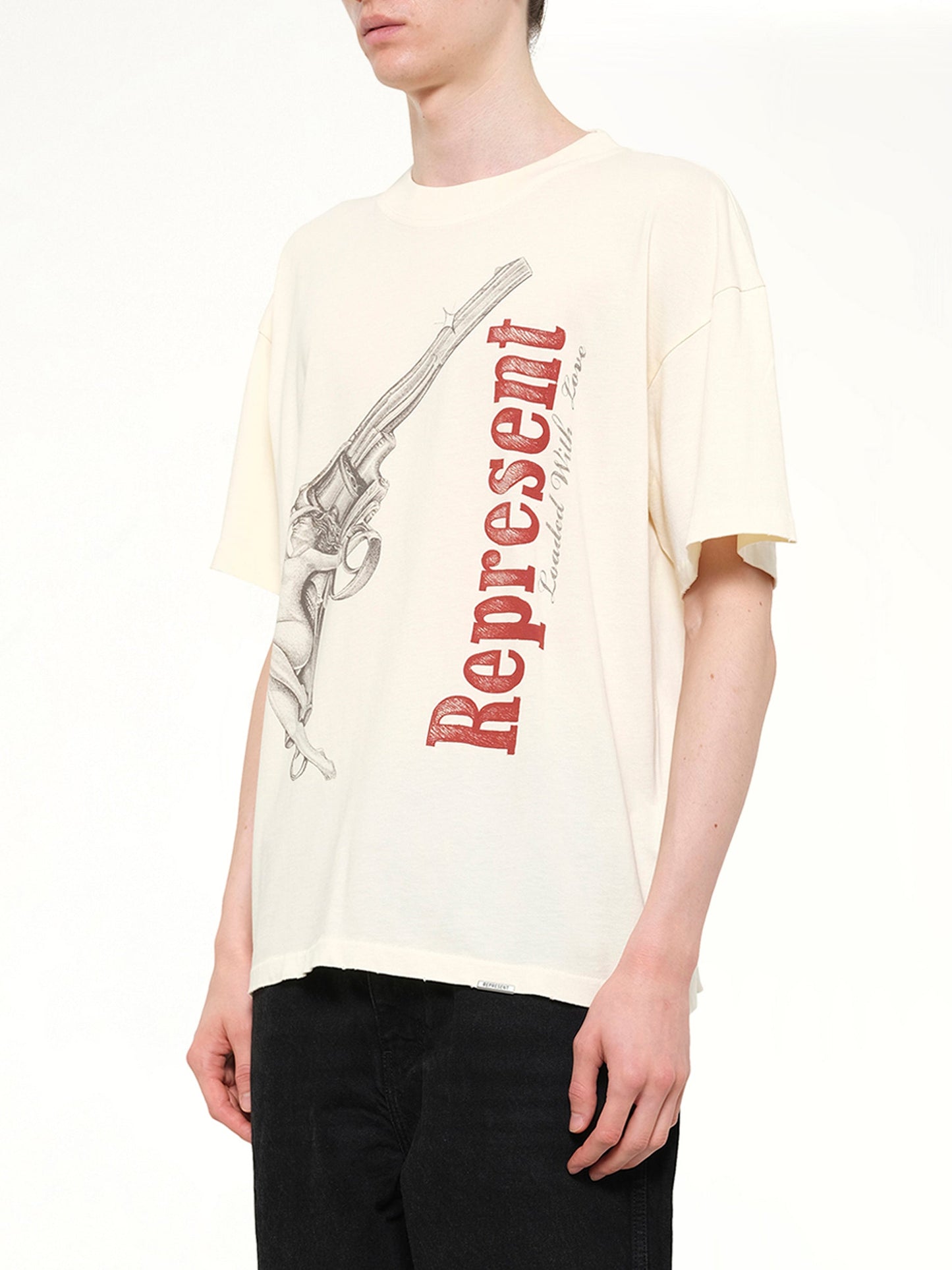 REPRESENT Loaded With Love T-Shirt (Cream)