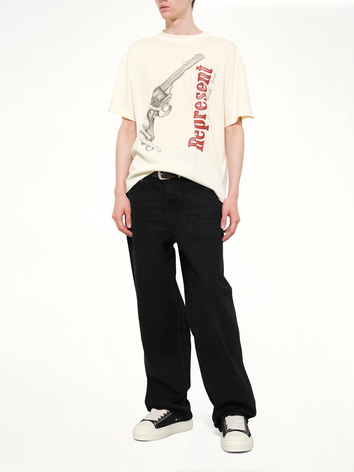 REPRESENT Loaded With Love T-Shirt (Cream)